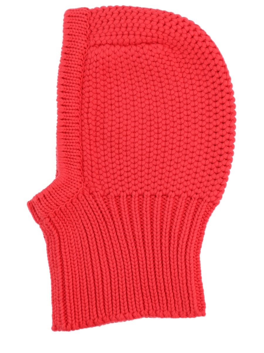 Ymc You Must Create Knitted Balaclava In Red