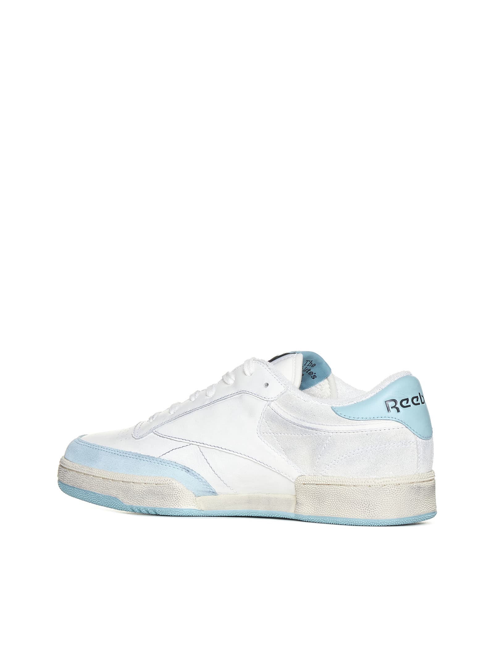 Shop Reebok Sneakers In White Light Blue