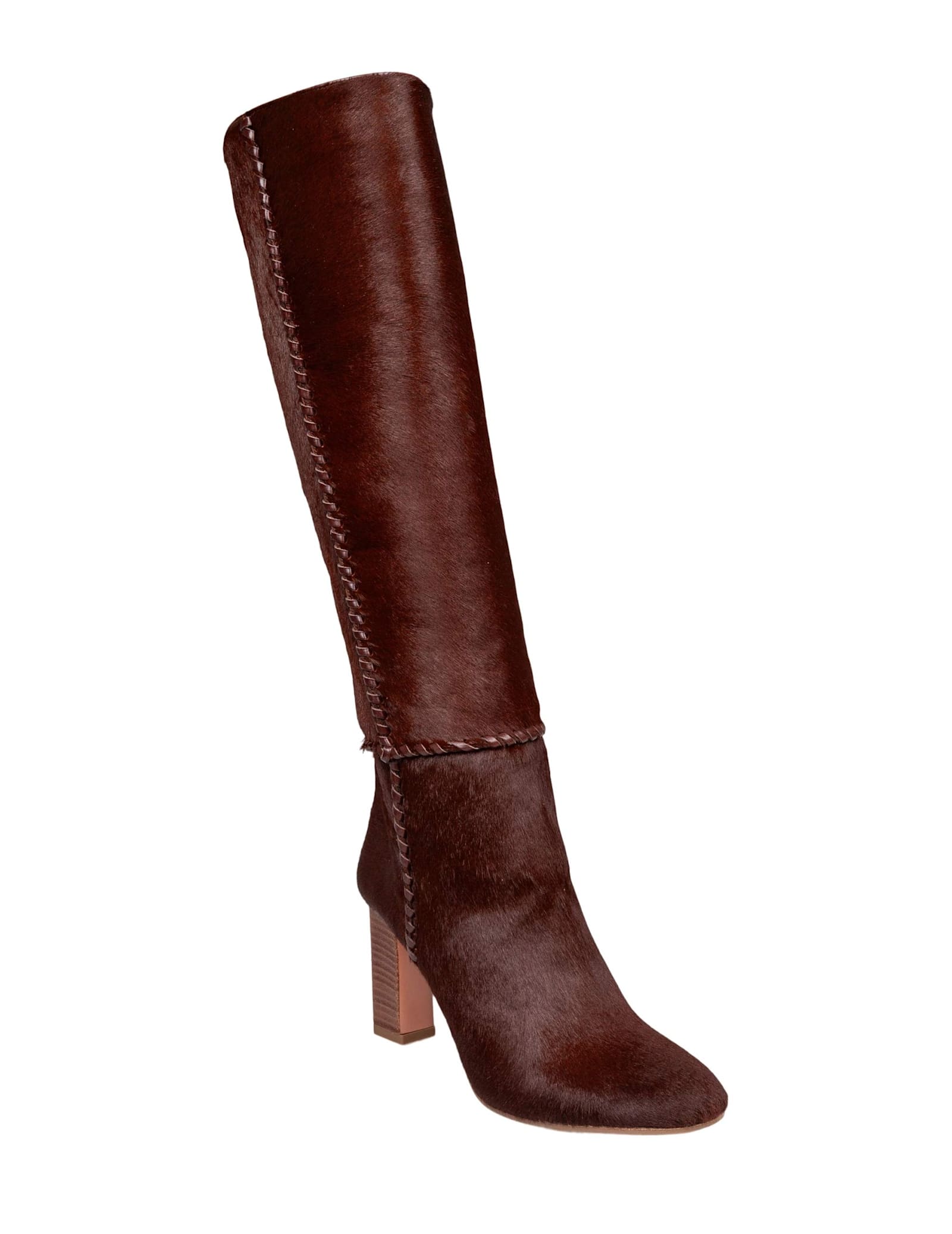 Aquazzura Indy 85 Ponyskin Boot, Brown In Brown