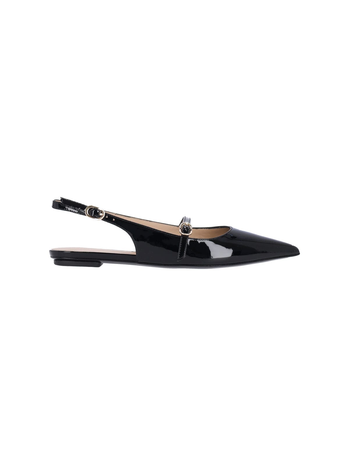 Stuart Weitzman Emilia Slingback Mules In Black