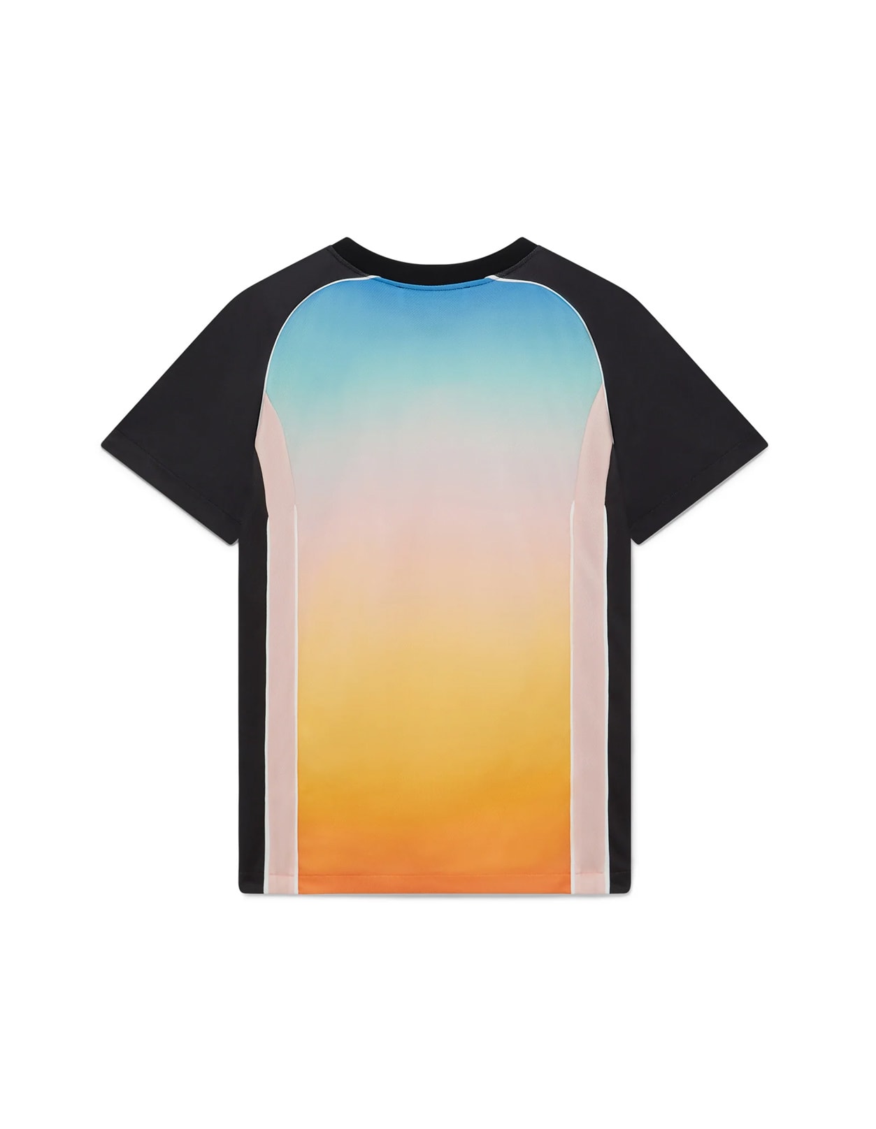 CASABLANCA GRADIENT FOOTBALL T-SHIRT 