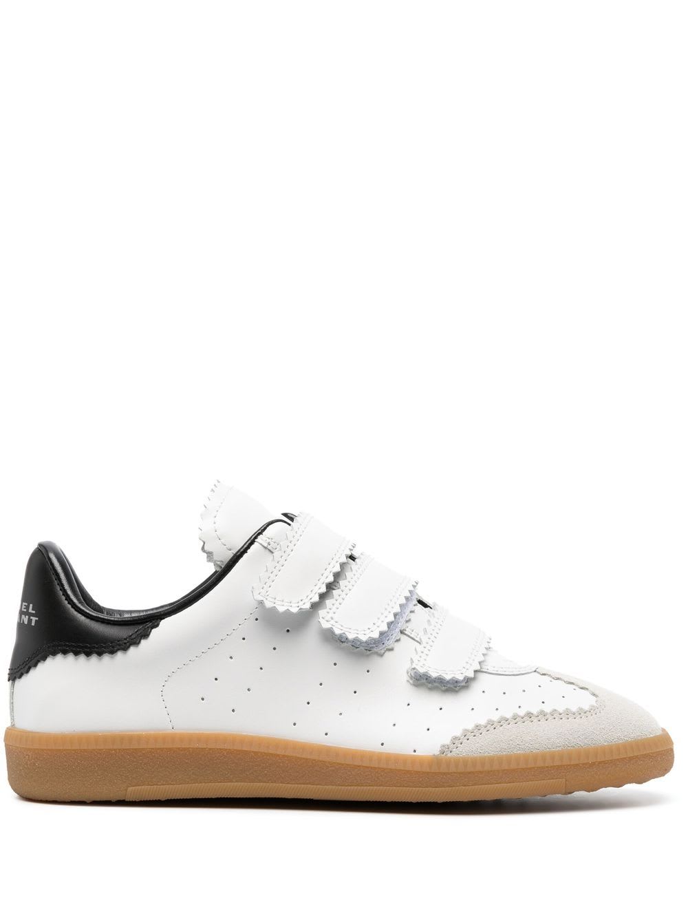 Isabel Marant Beth Leather Sneakers In White