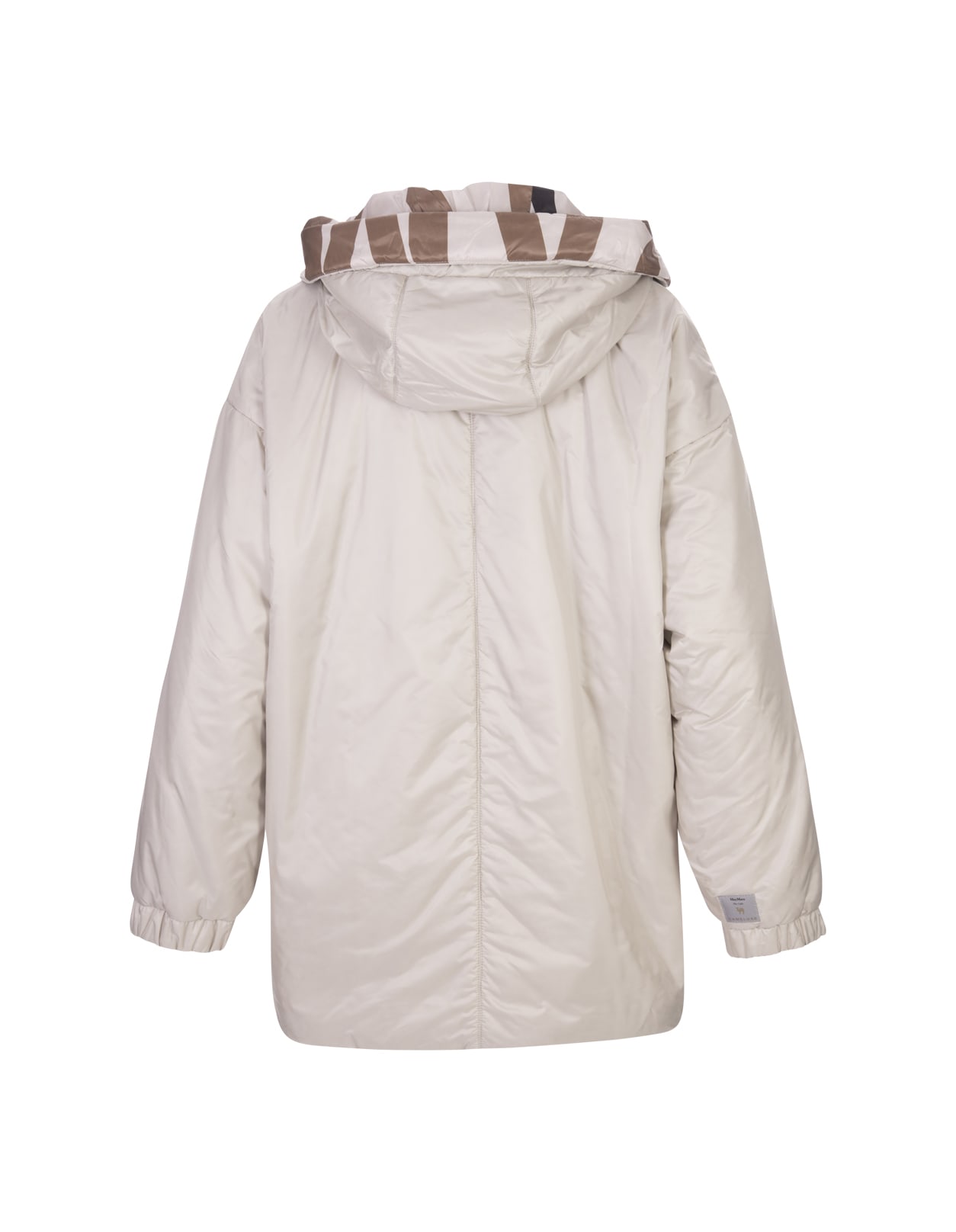 Shop Max Mara The Cube Ice Greenlo Padded Jacket In White