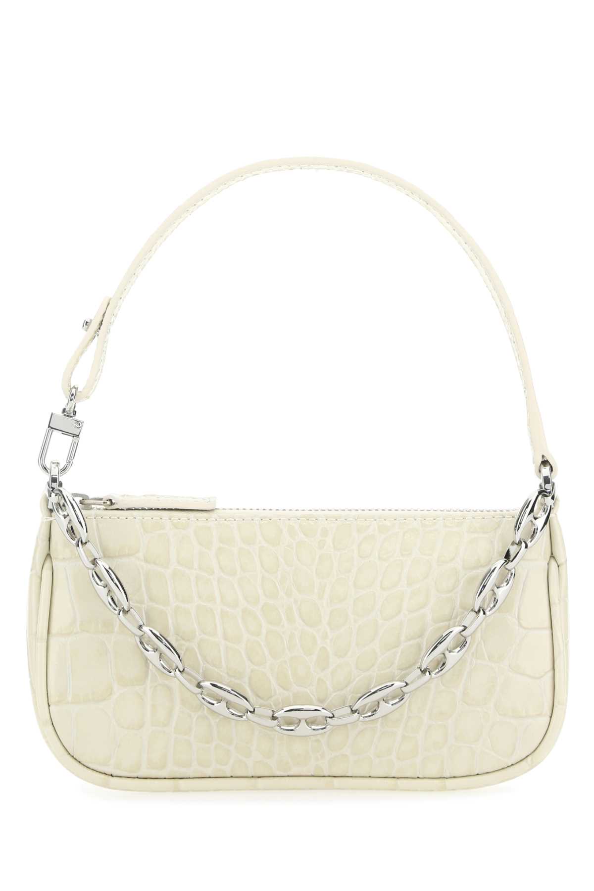 Ivory Leather Mini Rachel Handbag