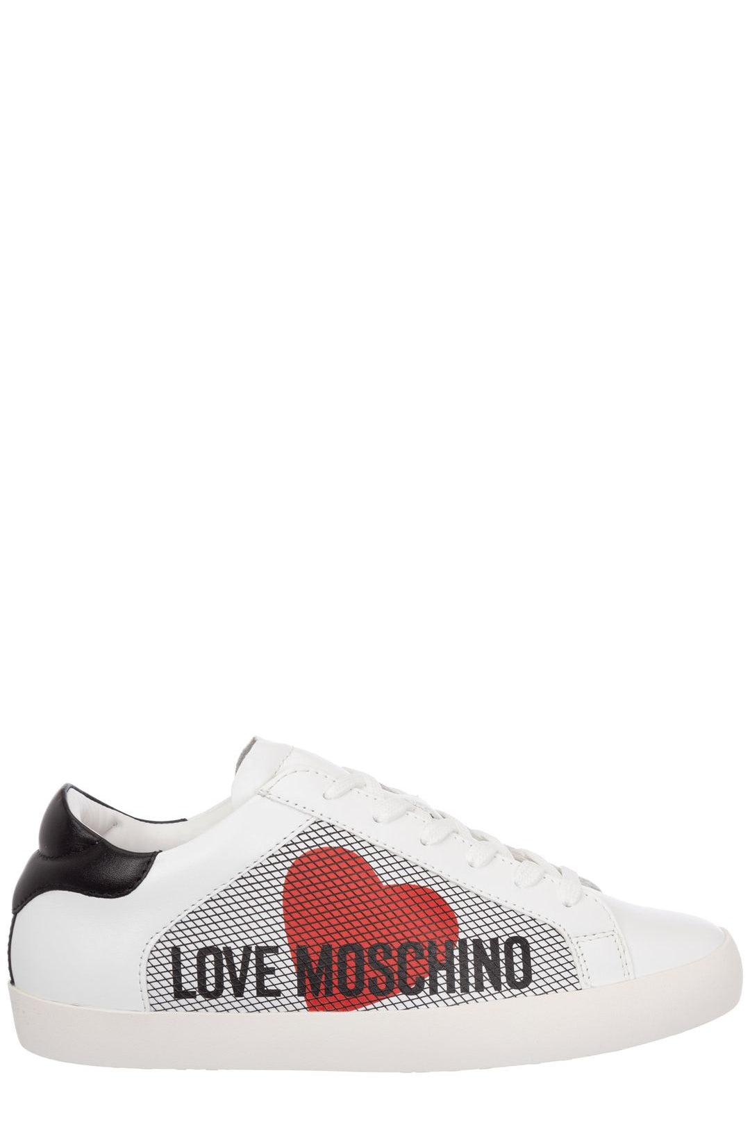 Love Moschino Free Love Laces-detailed Low-top Sneakers