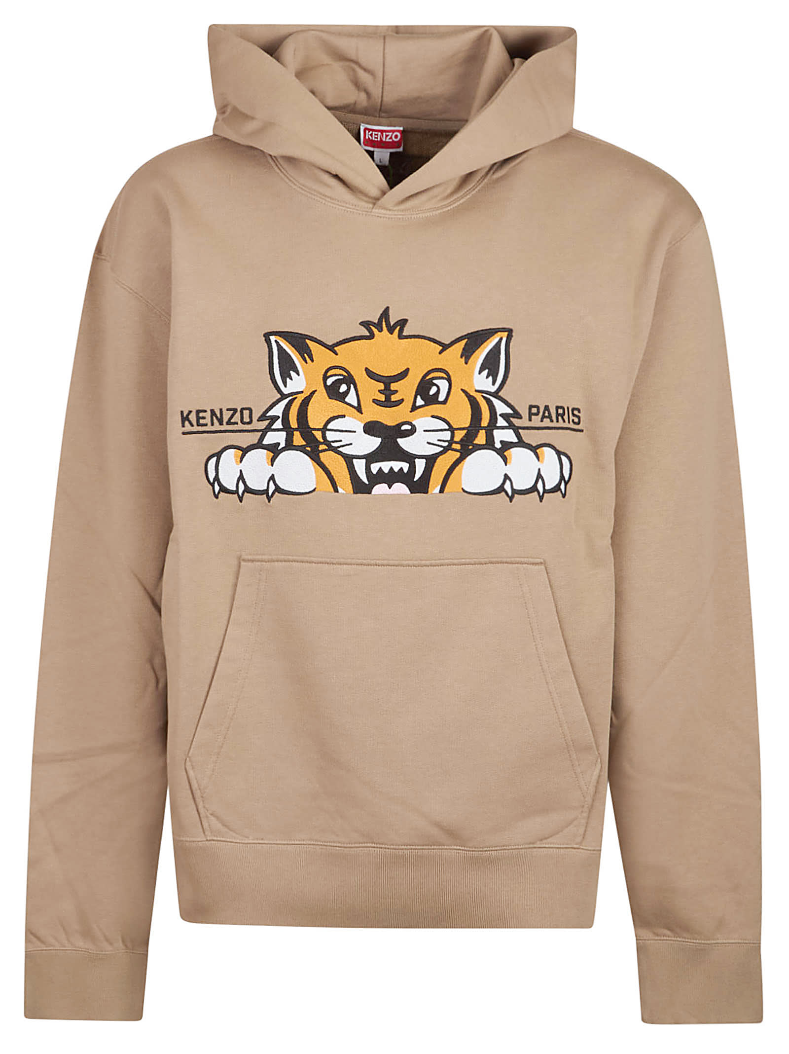 Happy Tiger Embroidere Classic Sweatshirt