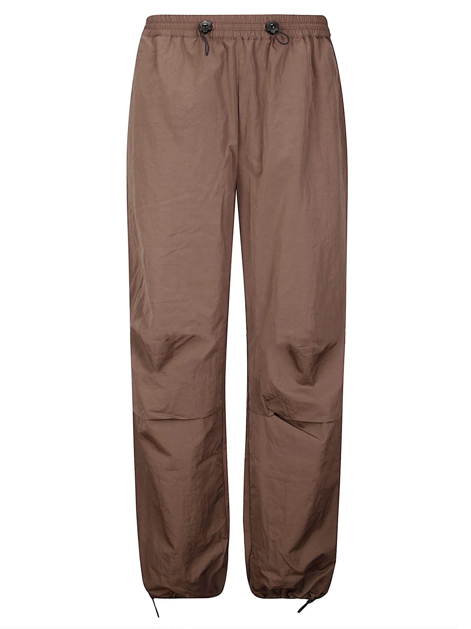 Cecilie Bahnsen Brooks Joggers Recycled Taffeta In Brown