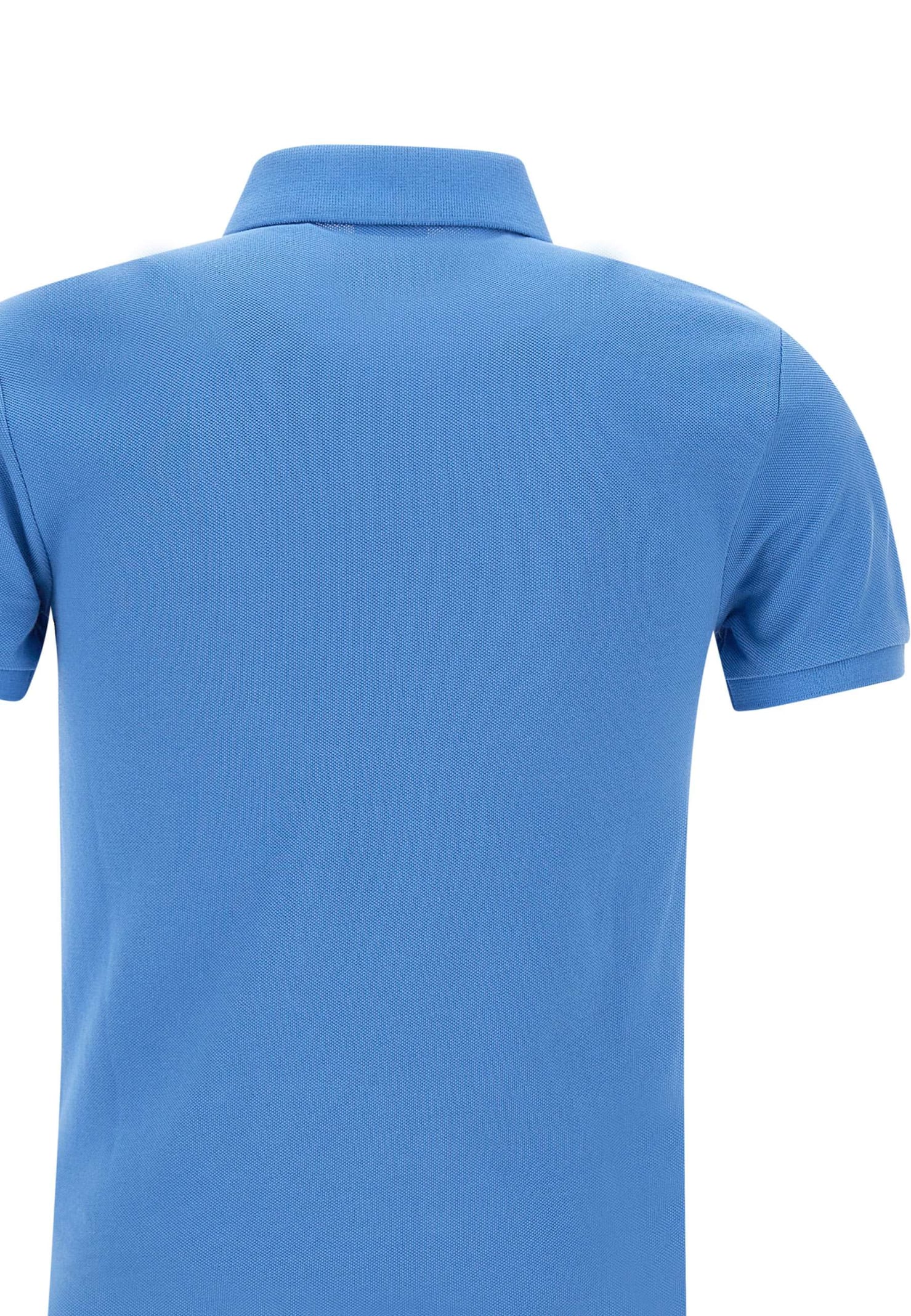Shop Polo Ralph Lauren Classics Cotton Polo Shirt In Blue