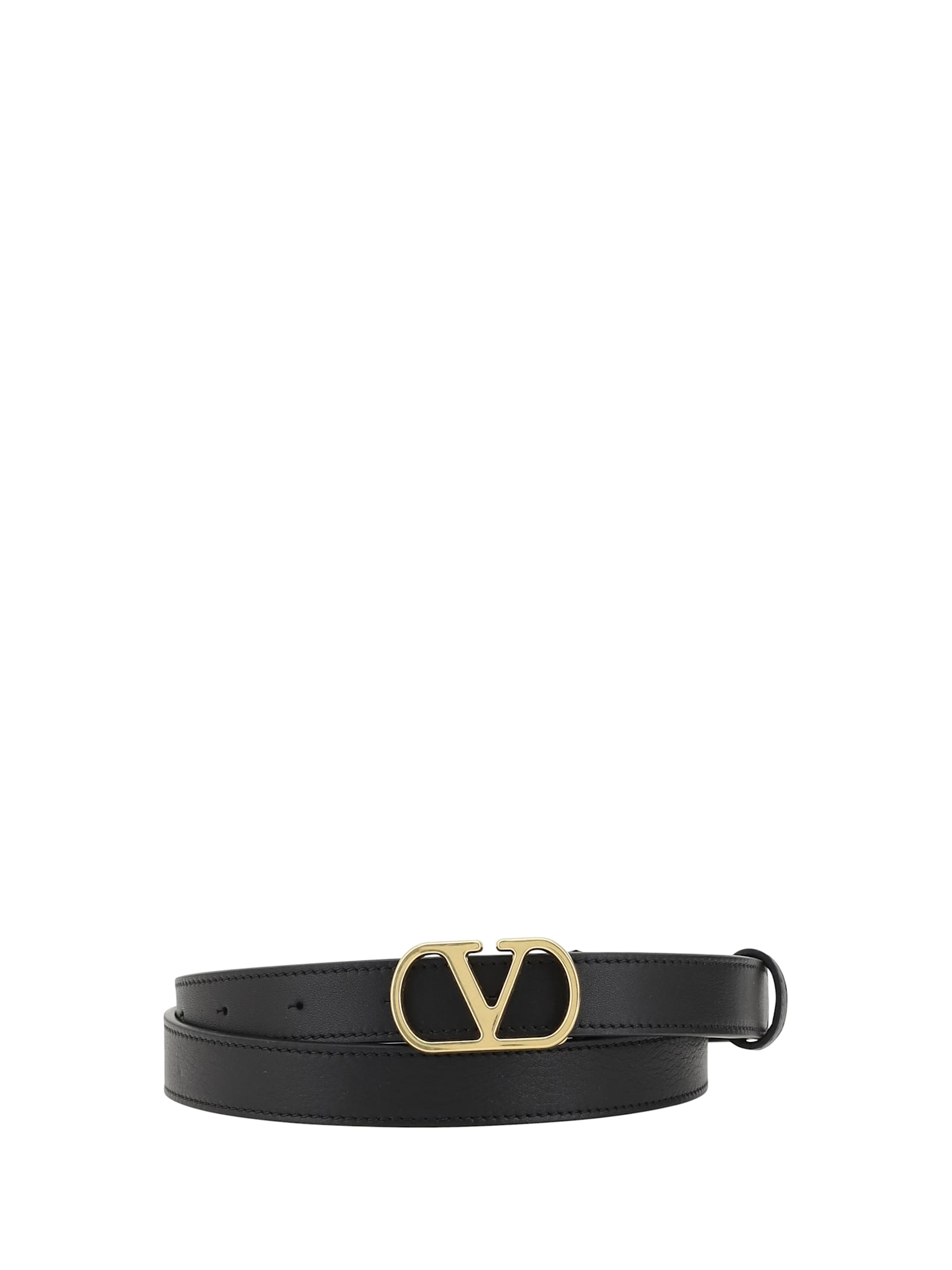 Valentino Garavani Vlogo Belt In Nero | ModeSens