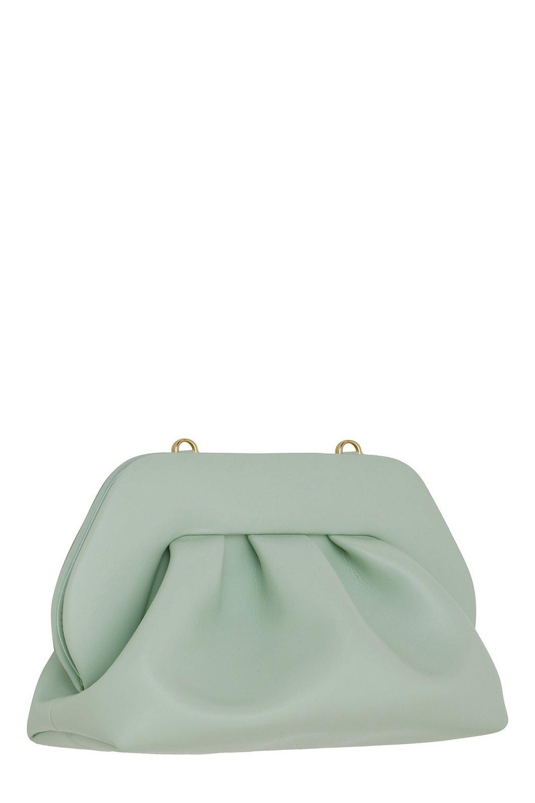 Themoirè Tia Strapped Clutch Bag In Glacier