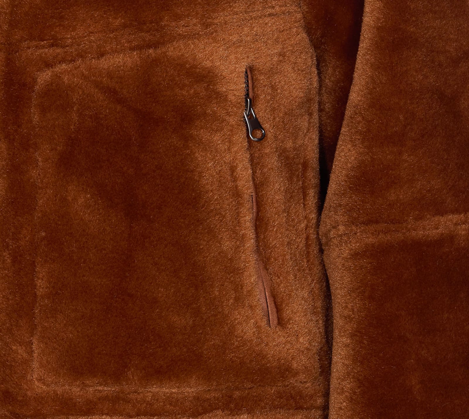 Urbancode Reversible Faux Fur Jacket In Brown