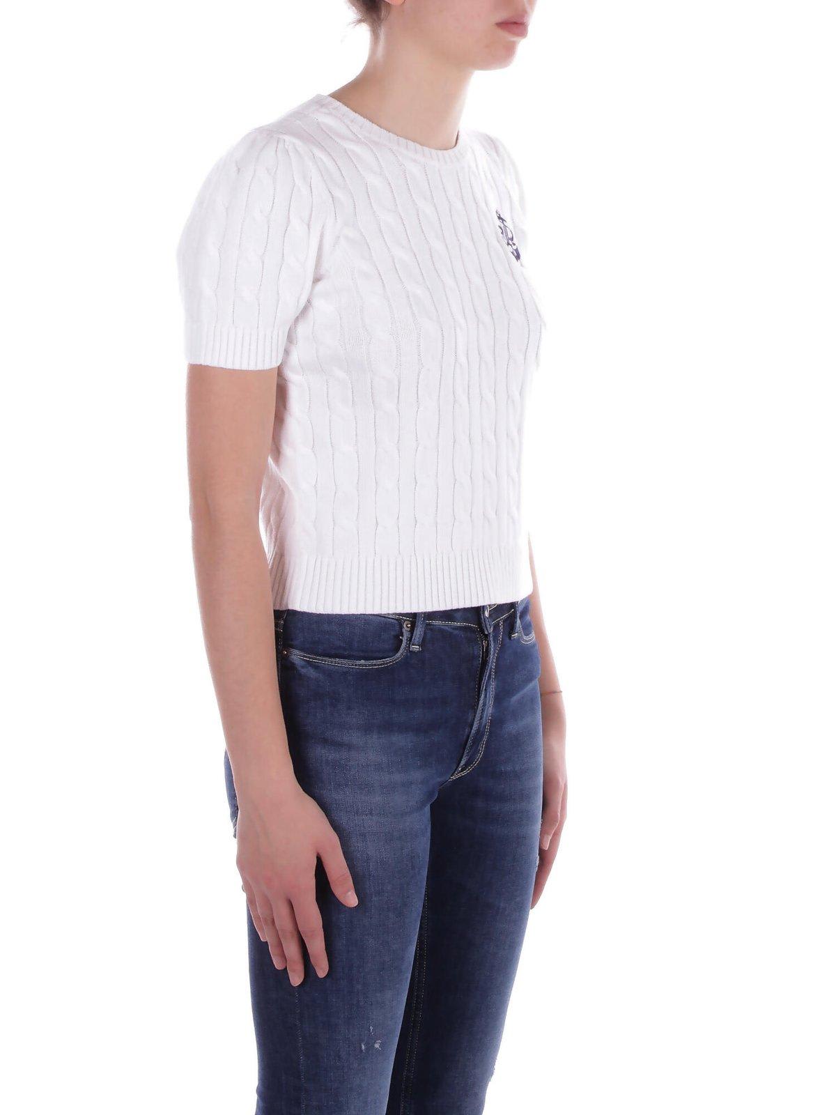 Polo Ralph Lauren Cable-knit Short-sleeved Jumper