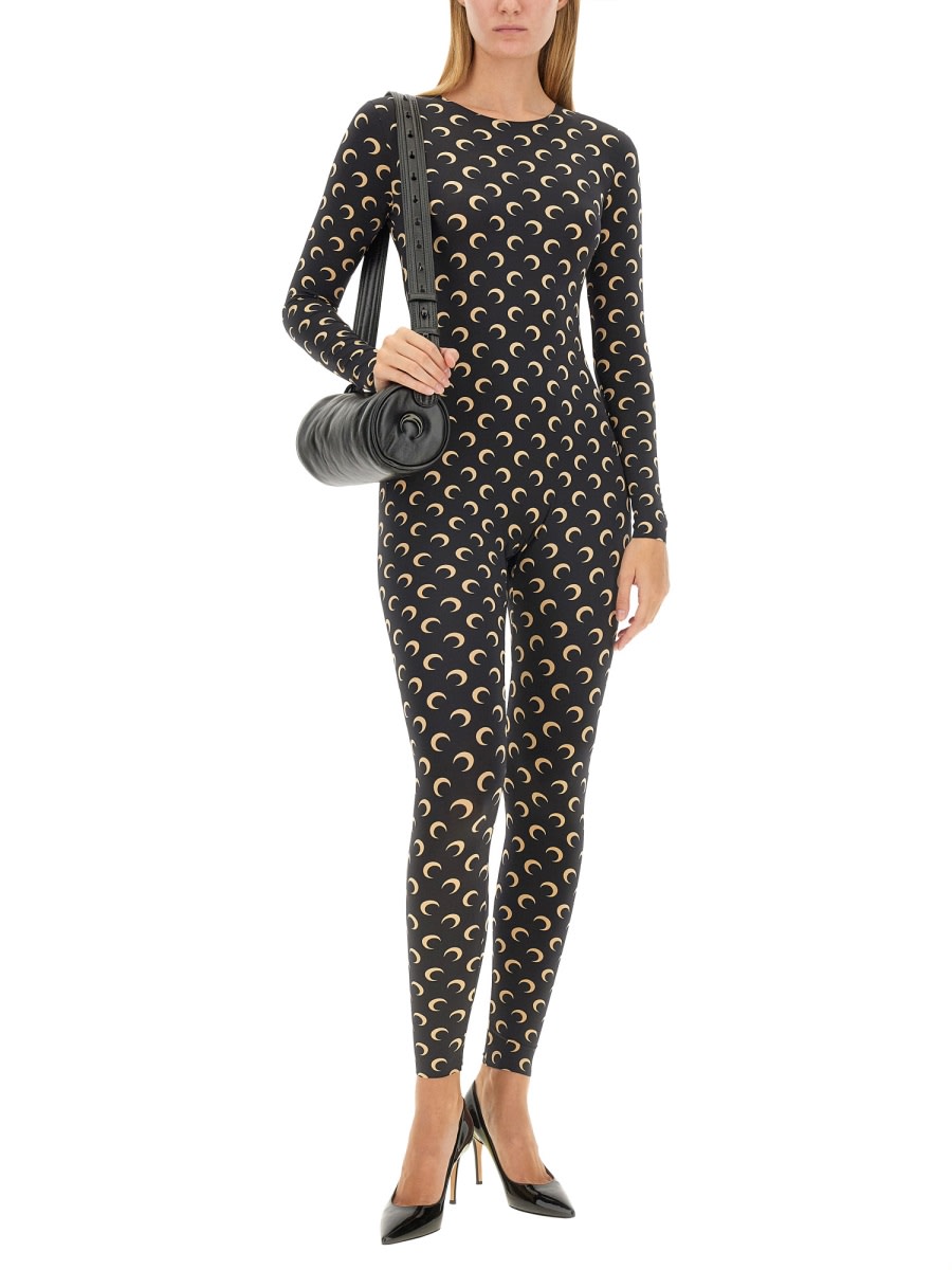 Marine Serre Moon Suit In Black