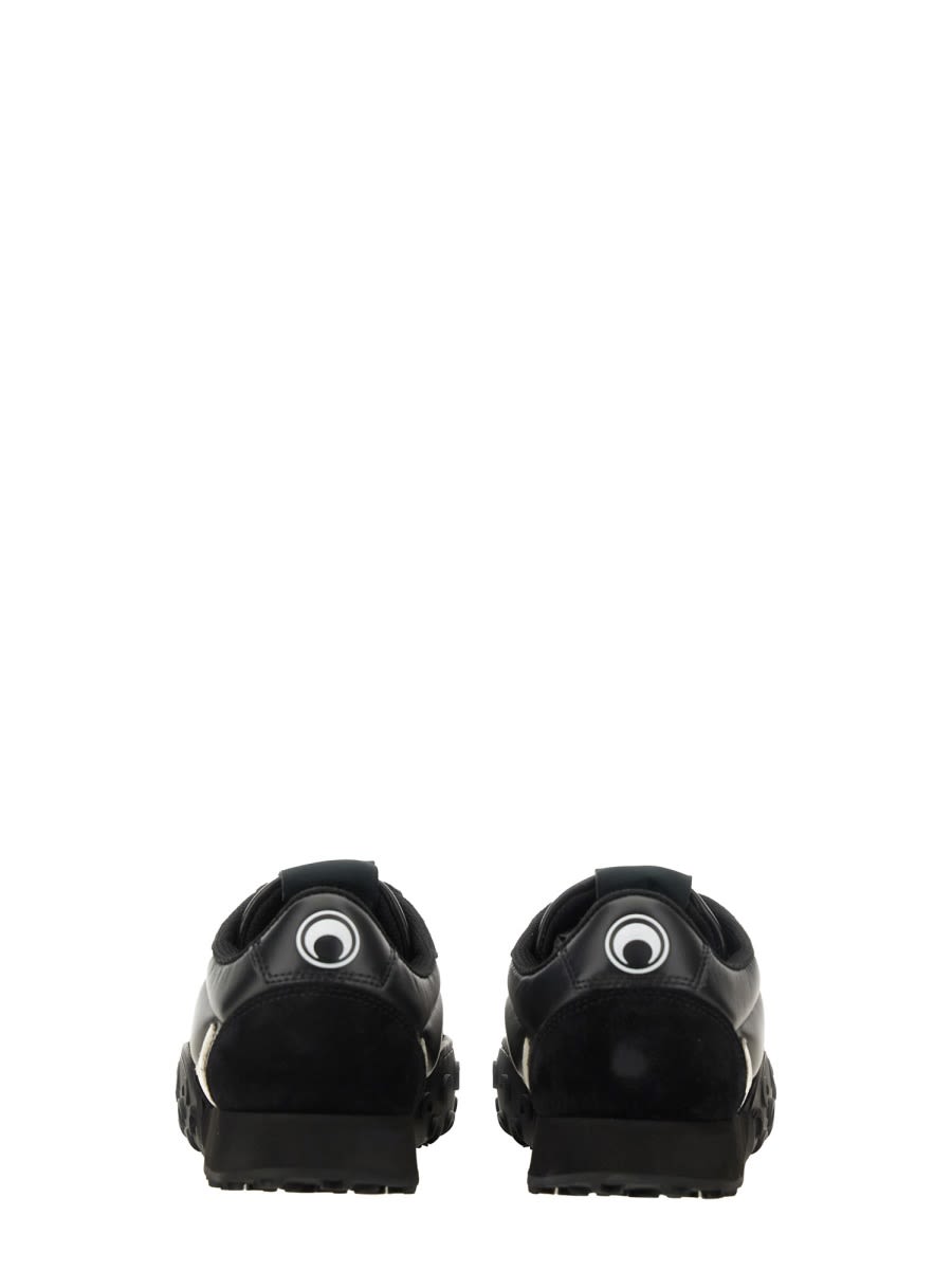 Marine Serre Metal Free Leather Low-top Sneakers