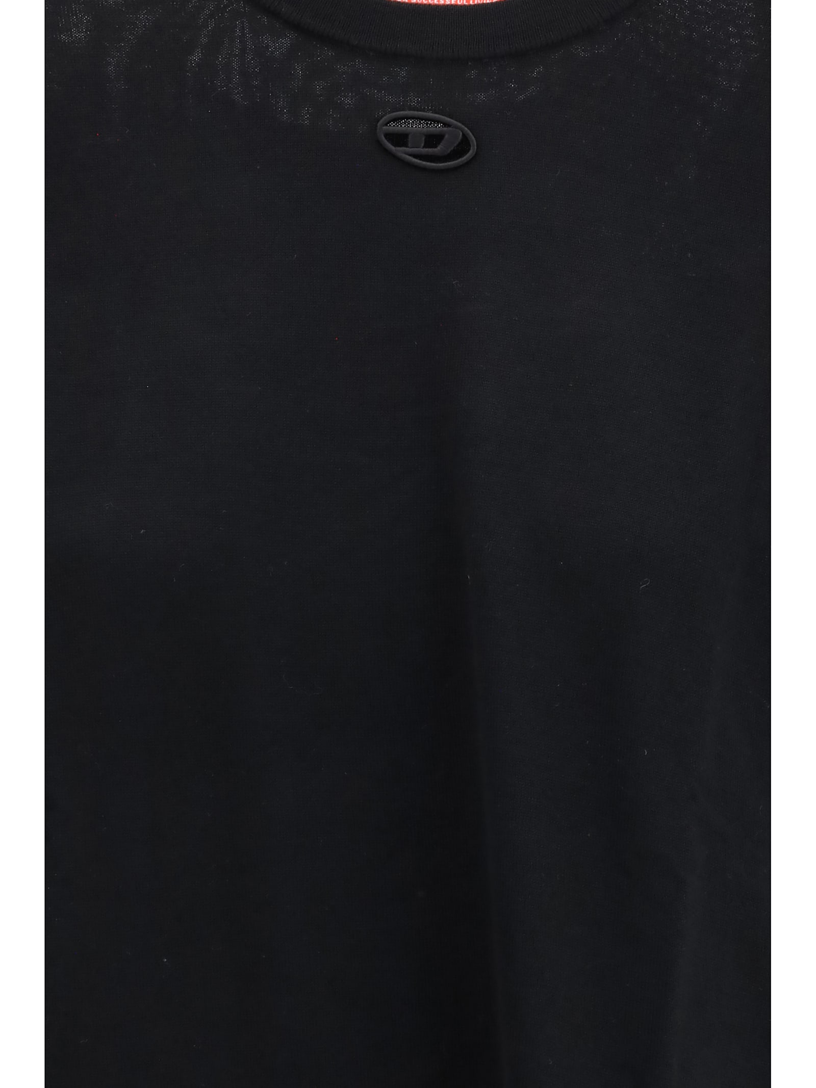 Diesel Women M-alinesa Pullover In Black