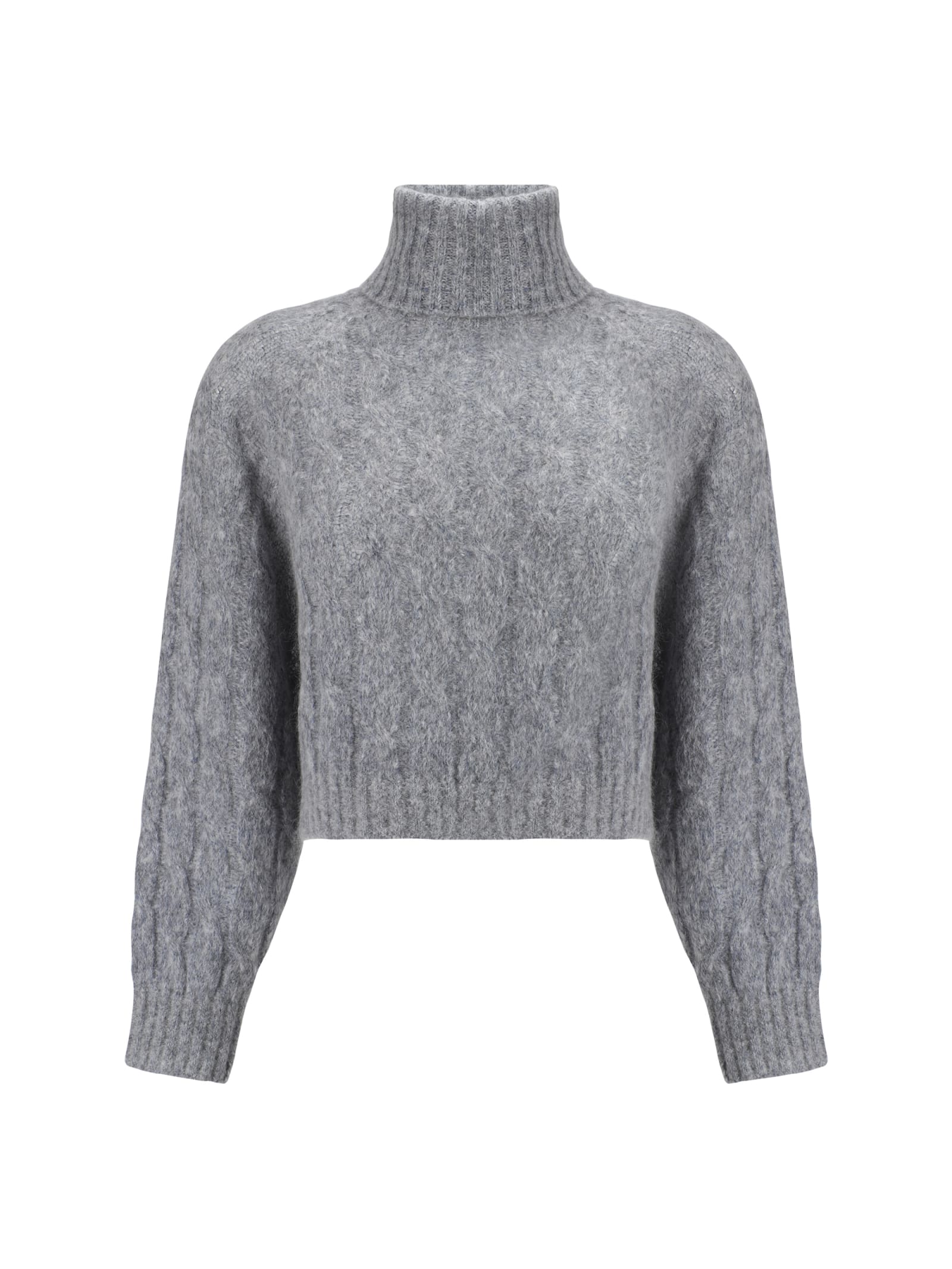 Shop Brunello Cucinelli Turtleneck Sweater In Blue