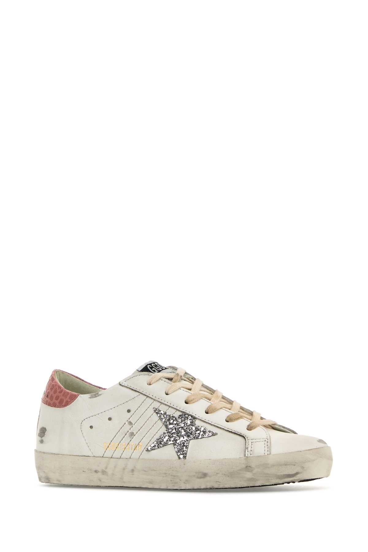 Shop Golden Goose Multicolor Leather Super Star Classic Sneakers In White