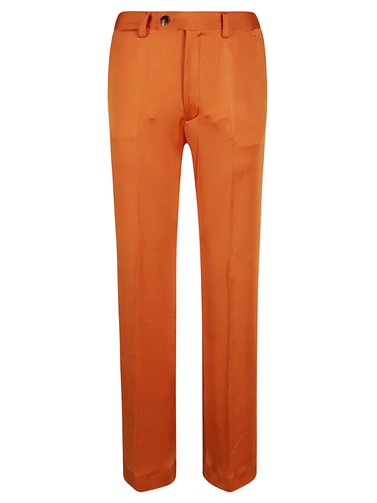 Marni Belted Buttoned Trousers In Lobster