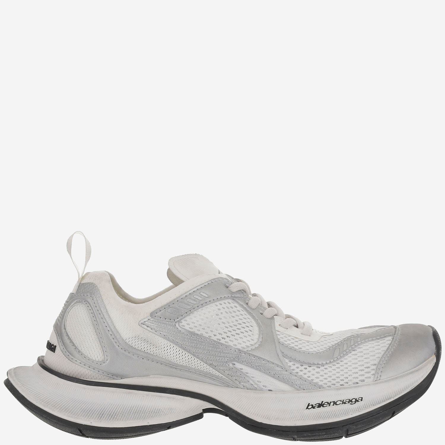 Balenciaga Two-tone Mesh And Fabric Circuit Sneakers
