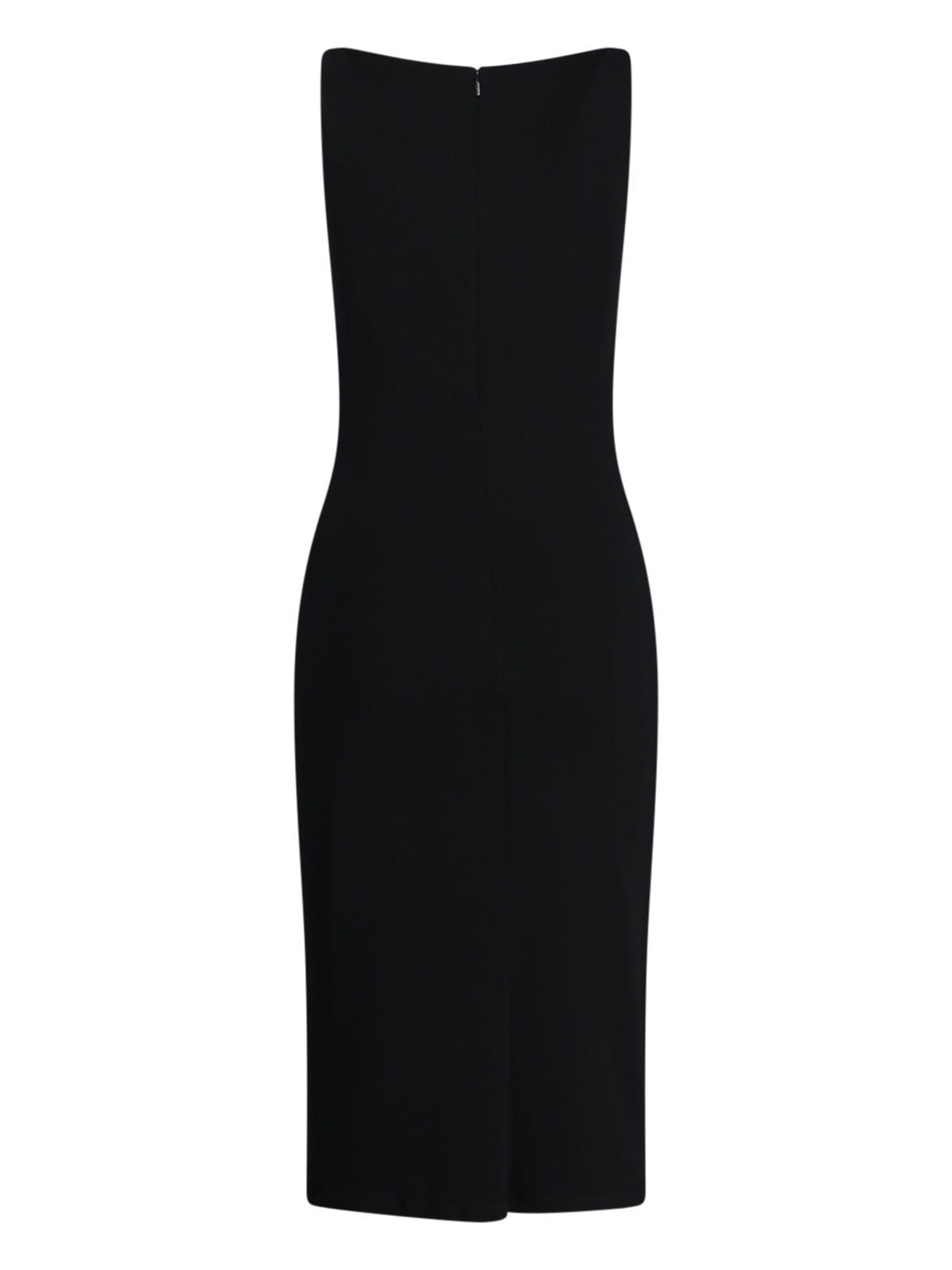 Shop Versace Medusa Midi Dress 95 In Black