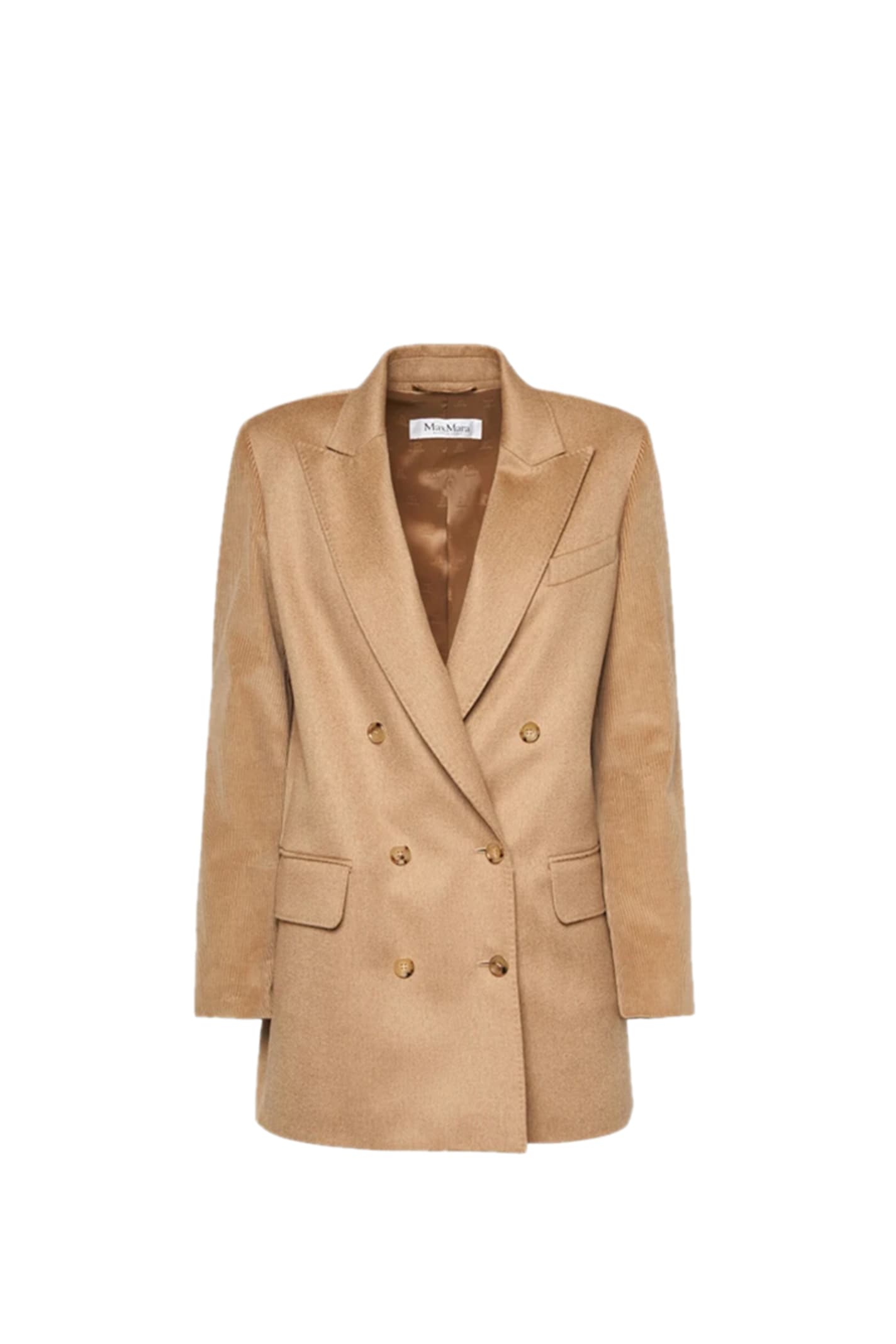 Shop Max Mara Potente Jacket In Camel