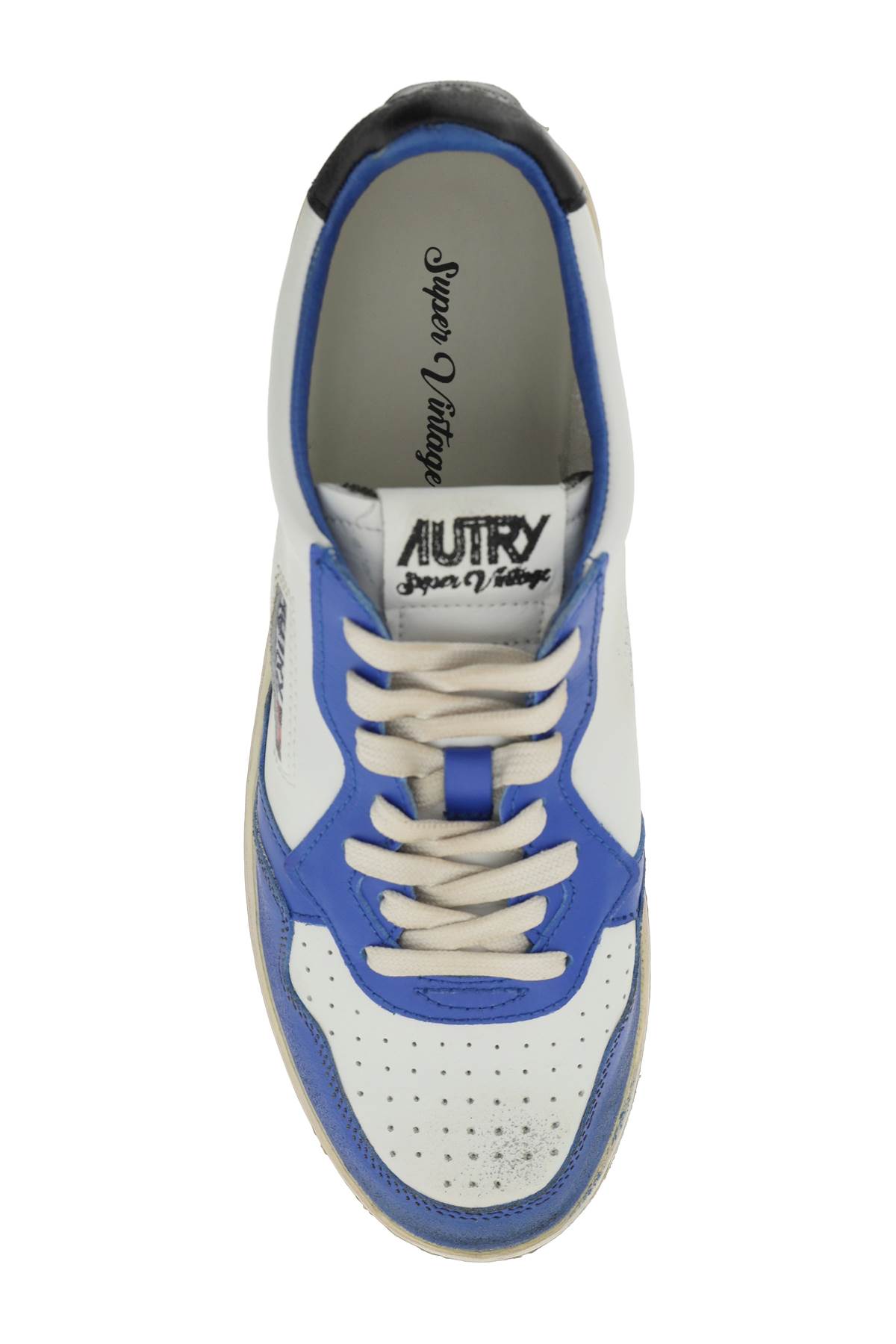 Autry Medalist Low Super Vintage Sneakers In Blue
