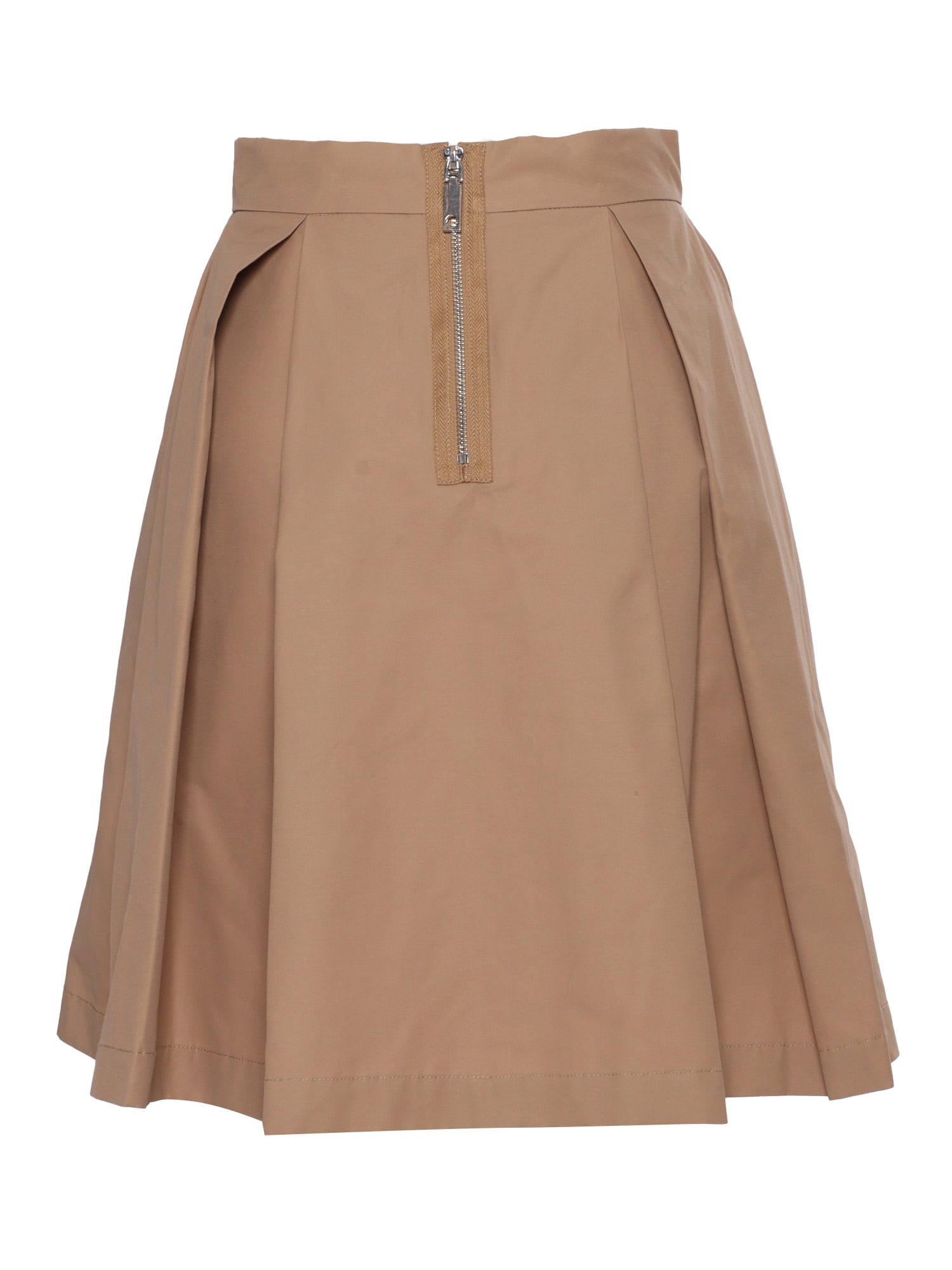 Shop Max&amp;co. Brown Flared Skirt