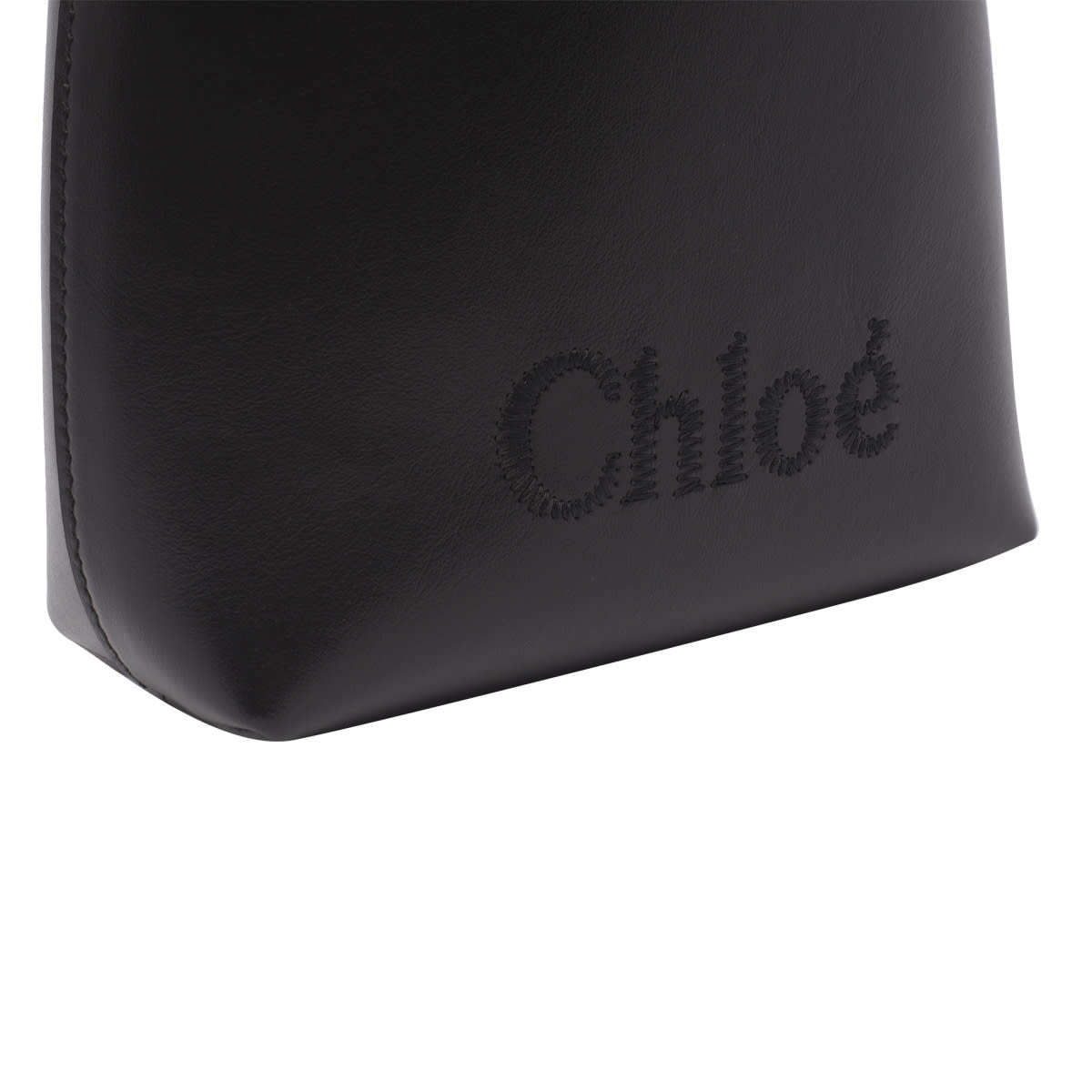 Shop Chloé Sense Micro Tote Bag In Black