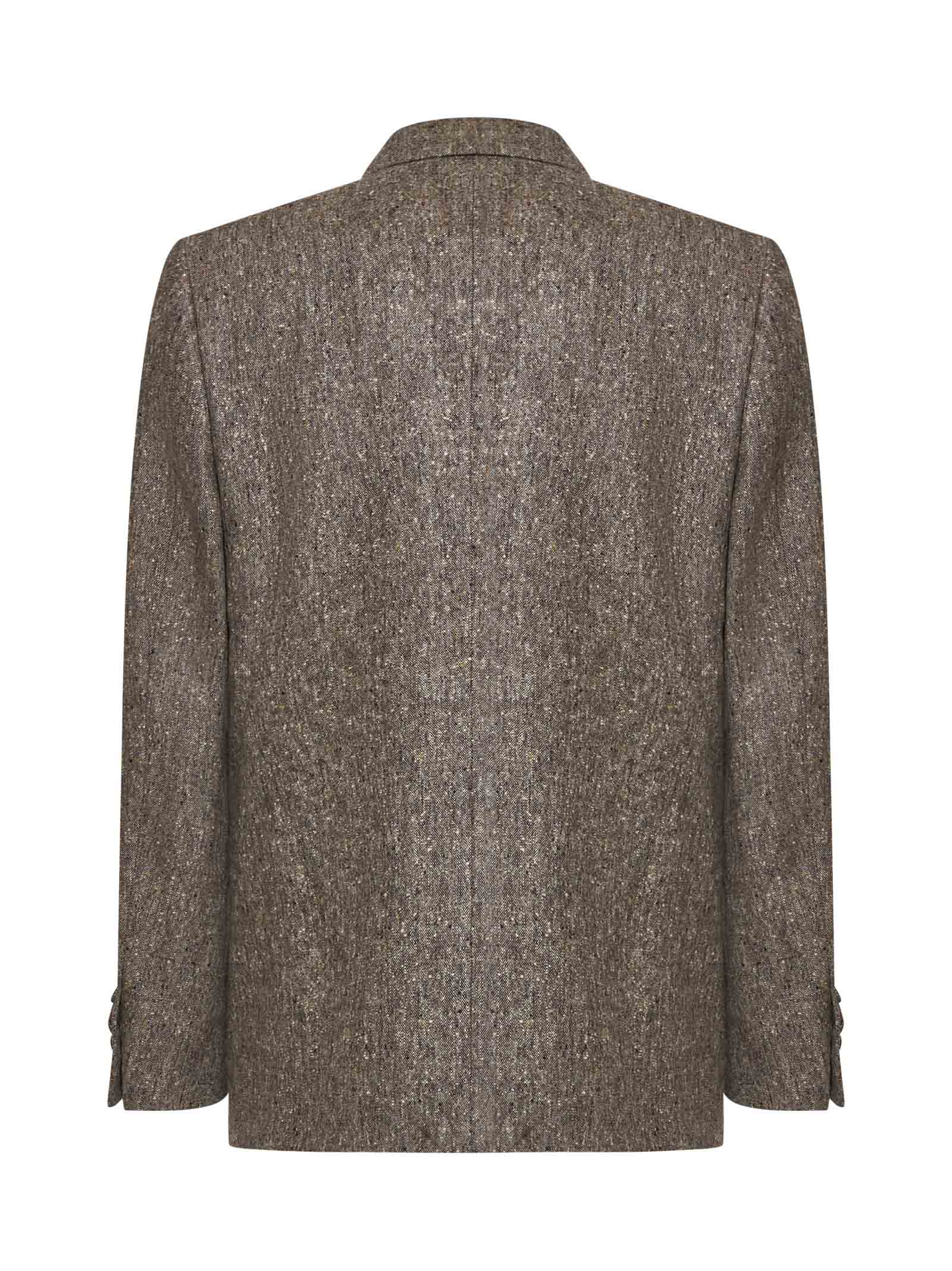 Shop Lardini Blazer In Brown