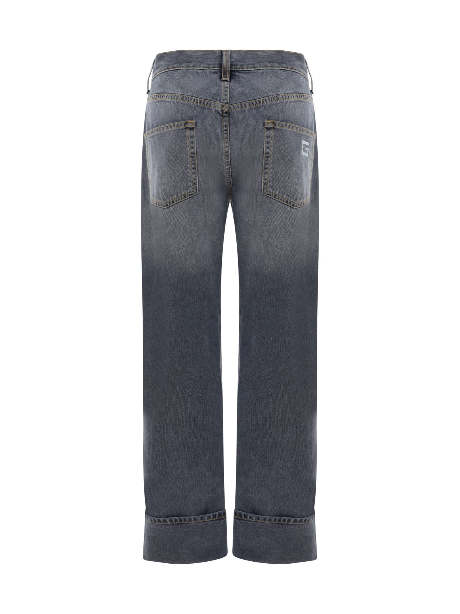 Shop Gucci Jeans In Grey