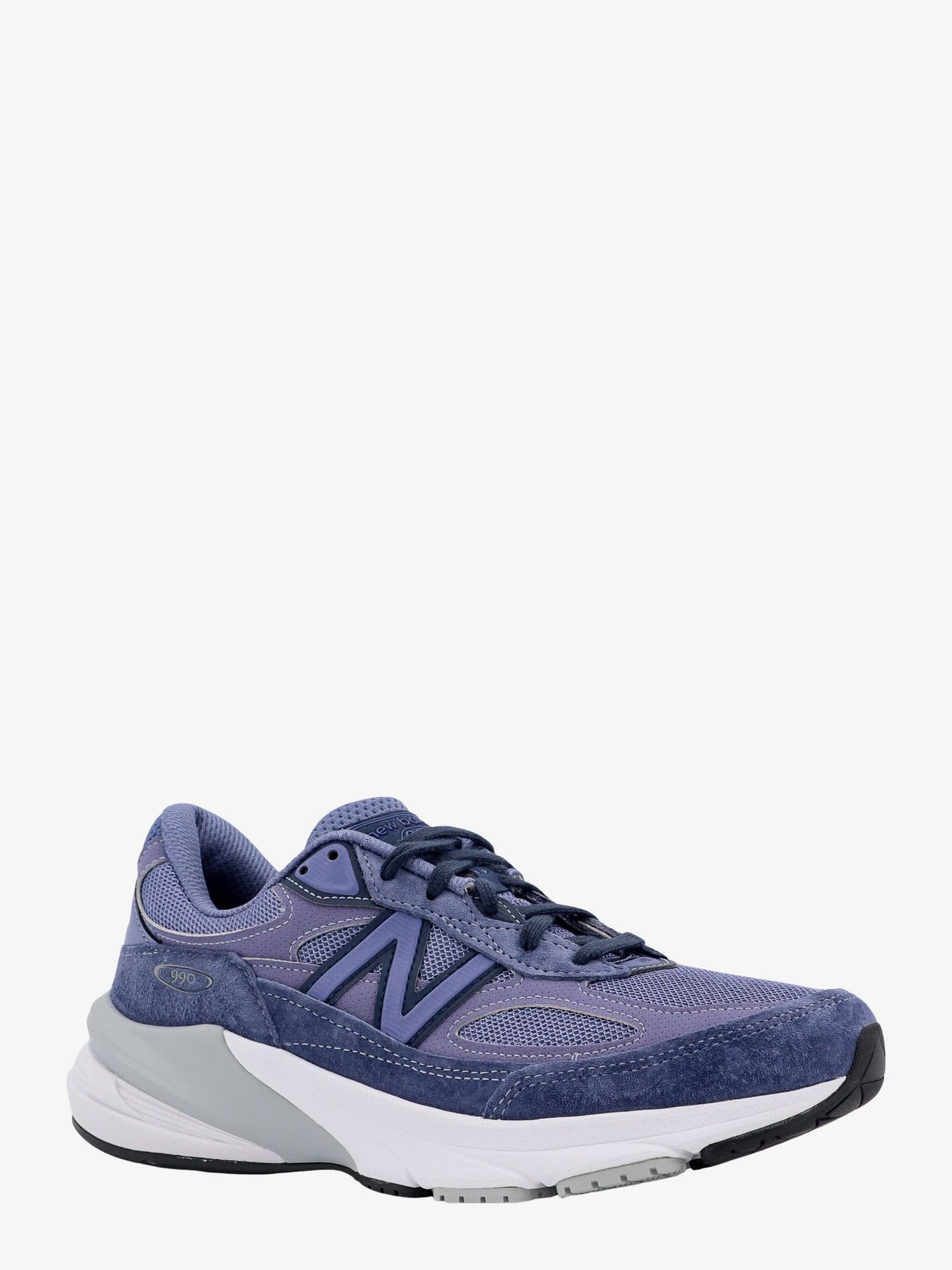 Shop New Balance Suede And Nylon Sneakers In Purple