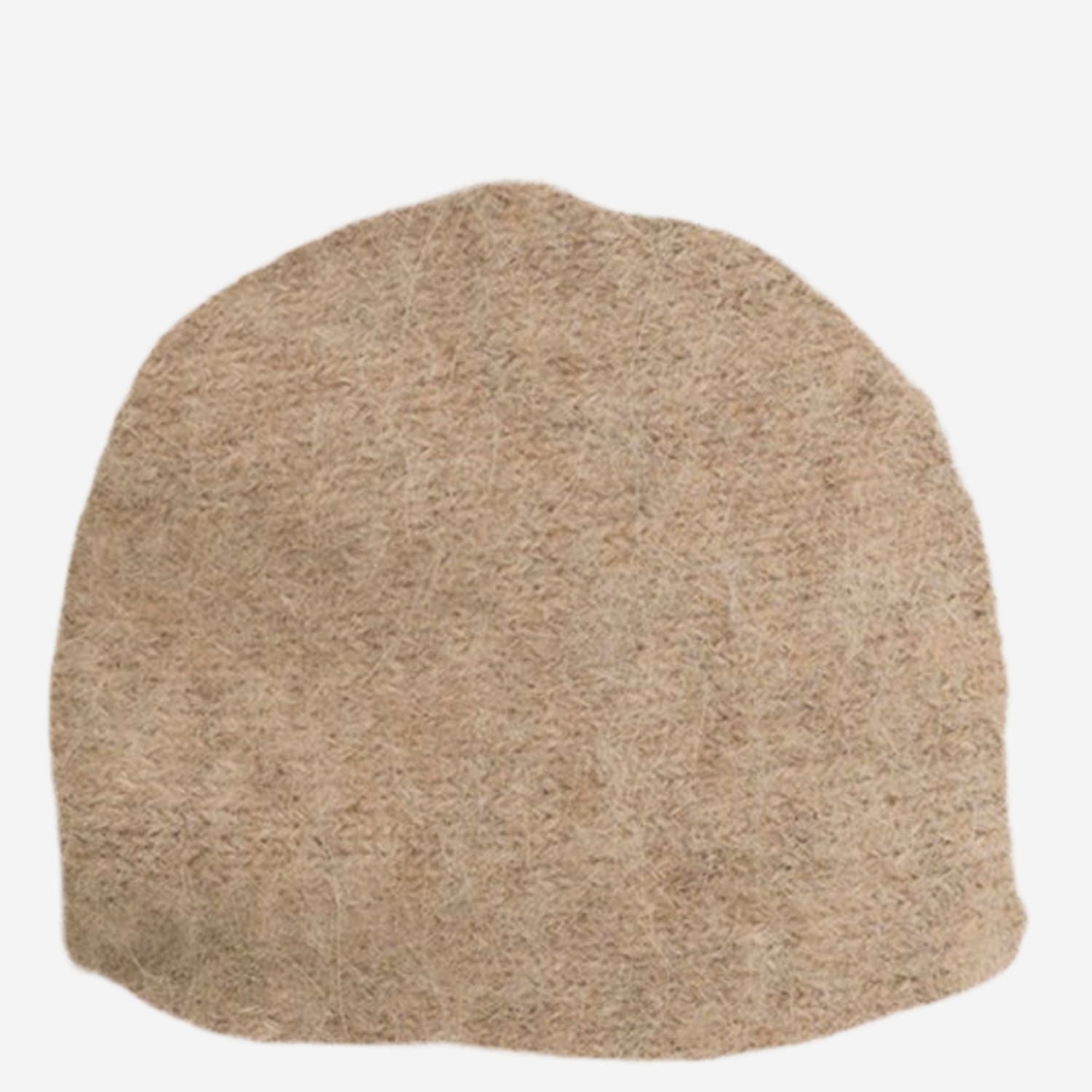 Lauren Manoogian Alpaca Blend Hat With Twisted Front In Brown