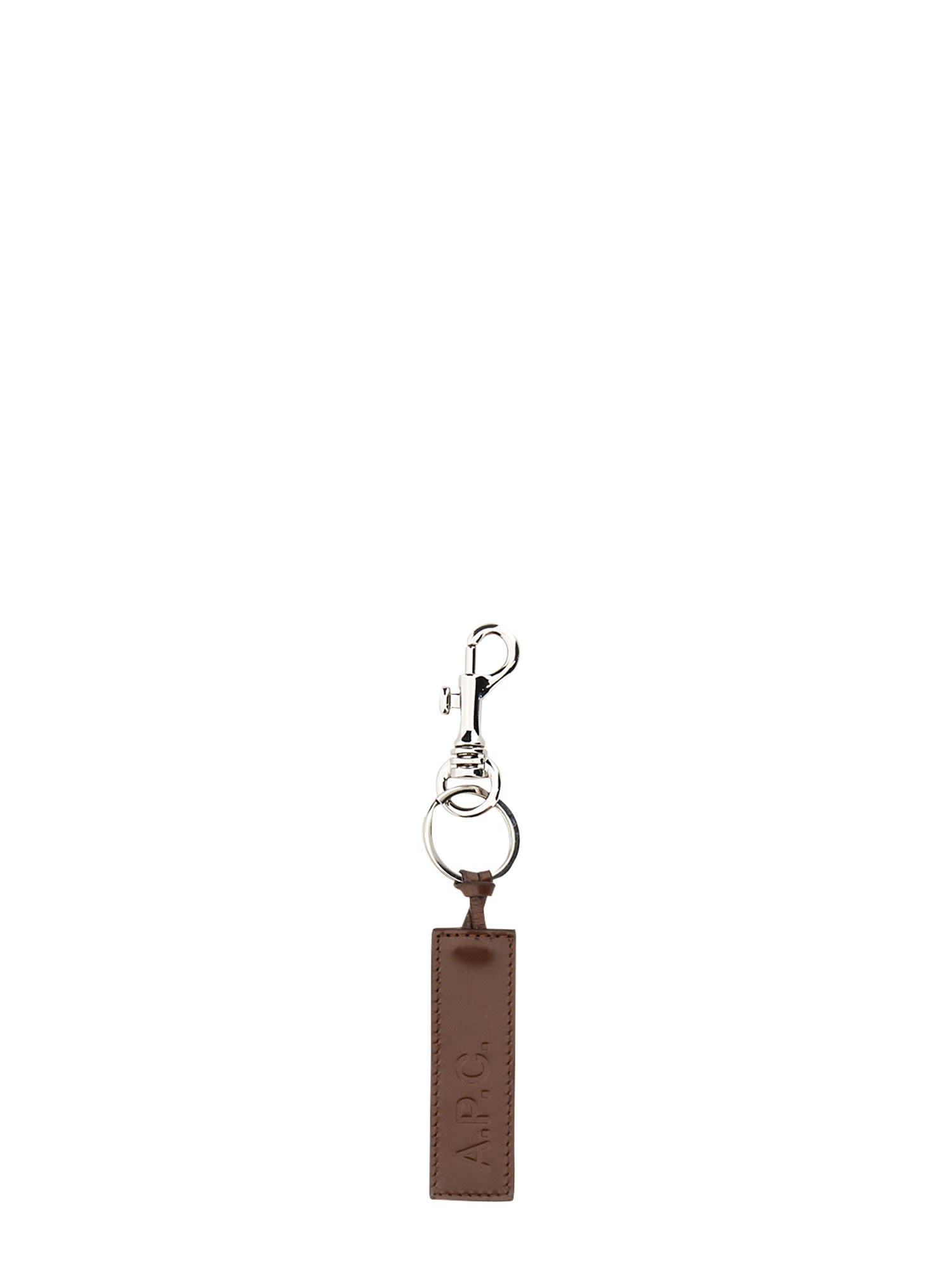 A.P.C. Leather Keychain