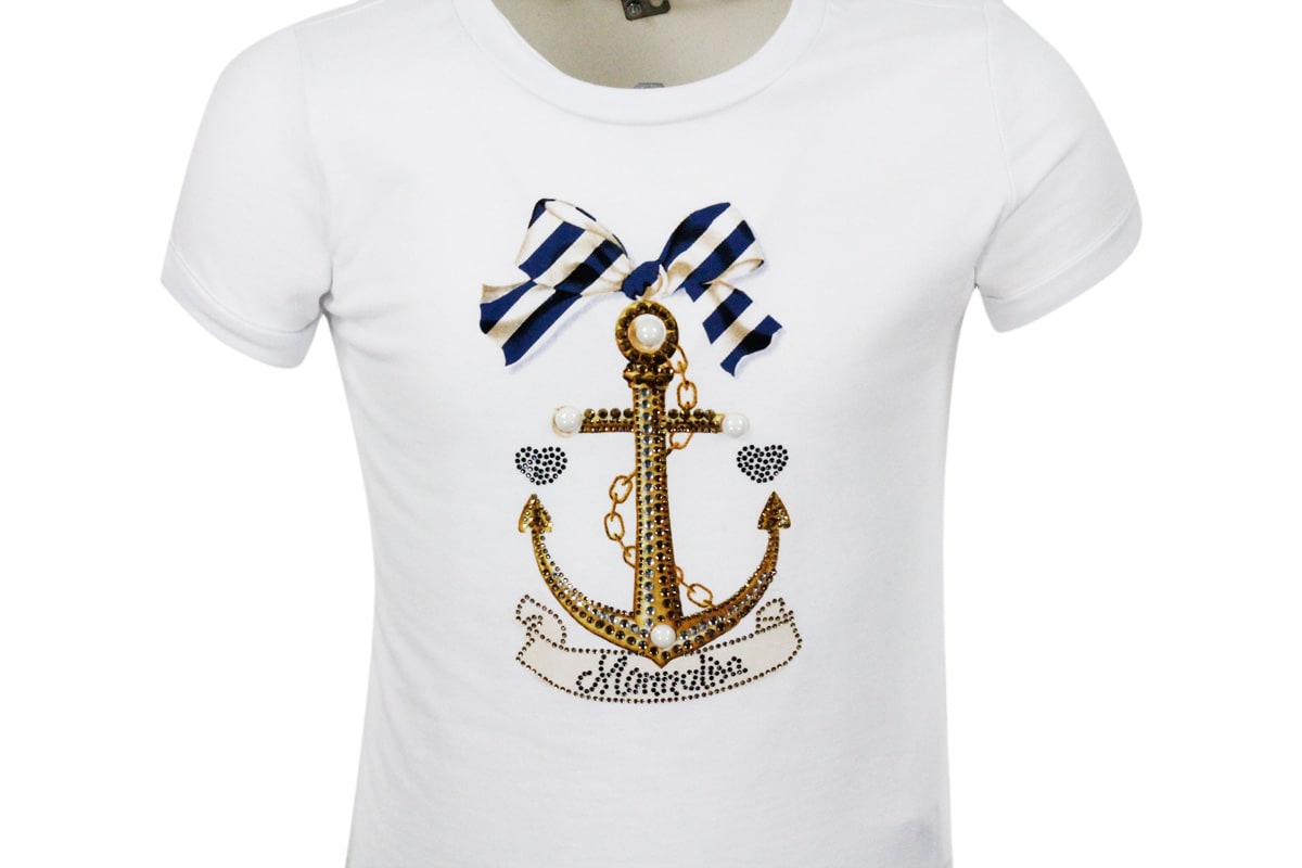 Monnalisa T-shirt In White