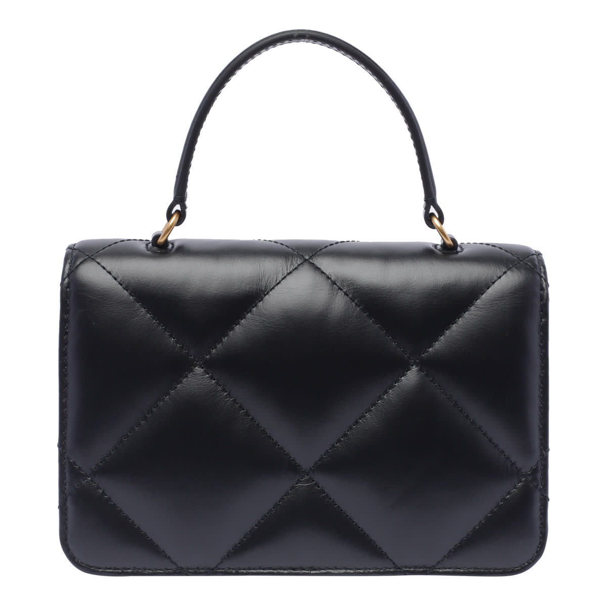 Tory Burch Mini Kira Diamond Quilted Handbag In Black