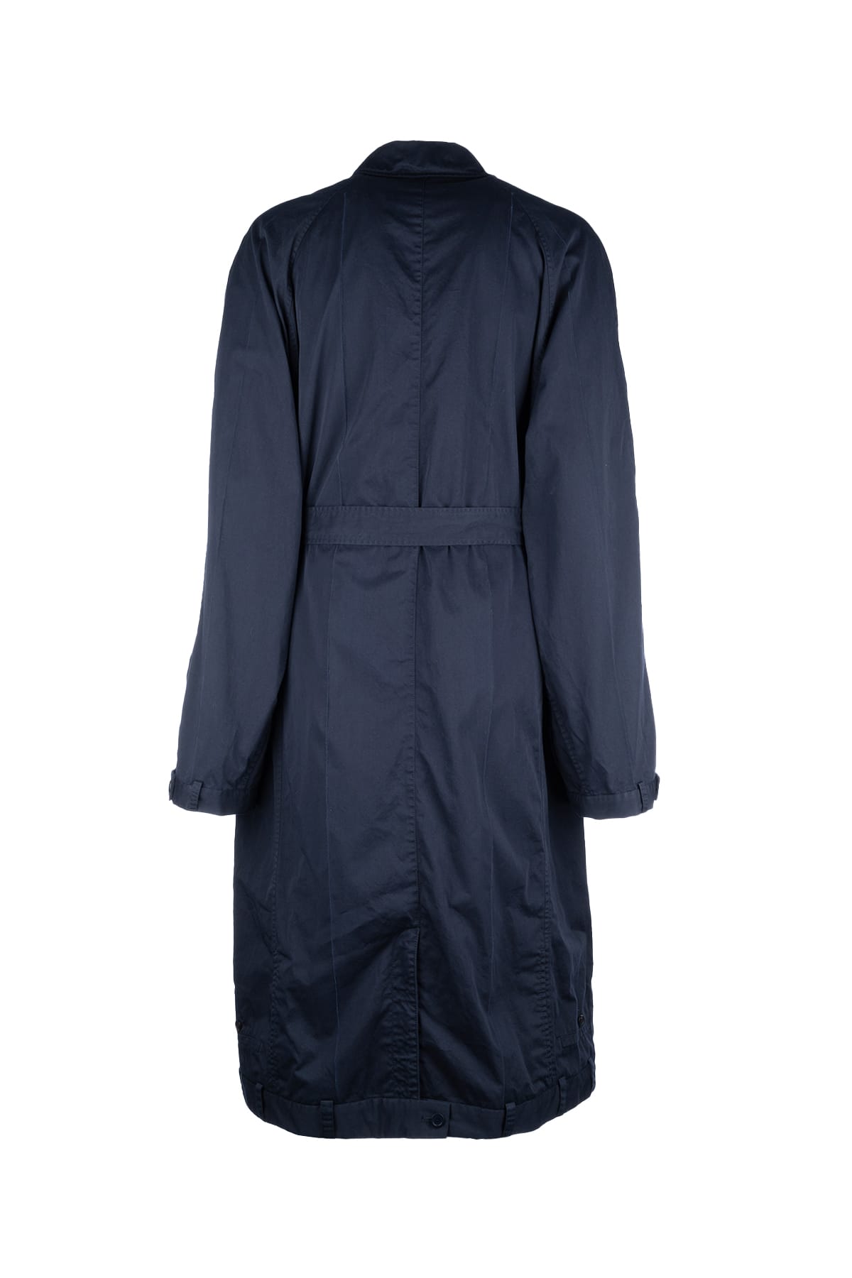 Shop Balenciaga Trench In Ink