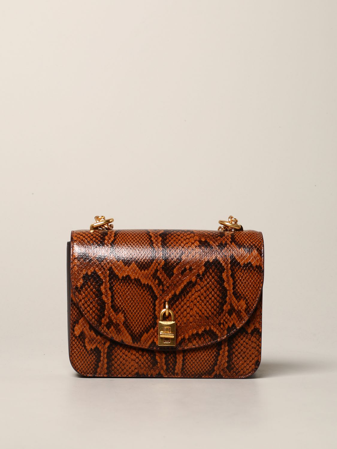 Rebecca Minkoff Love Too Bag In Printed Python Leather