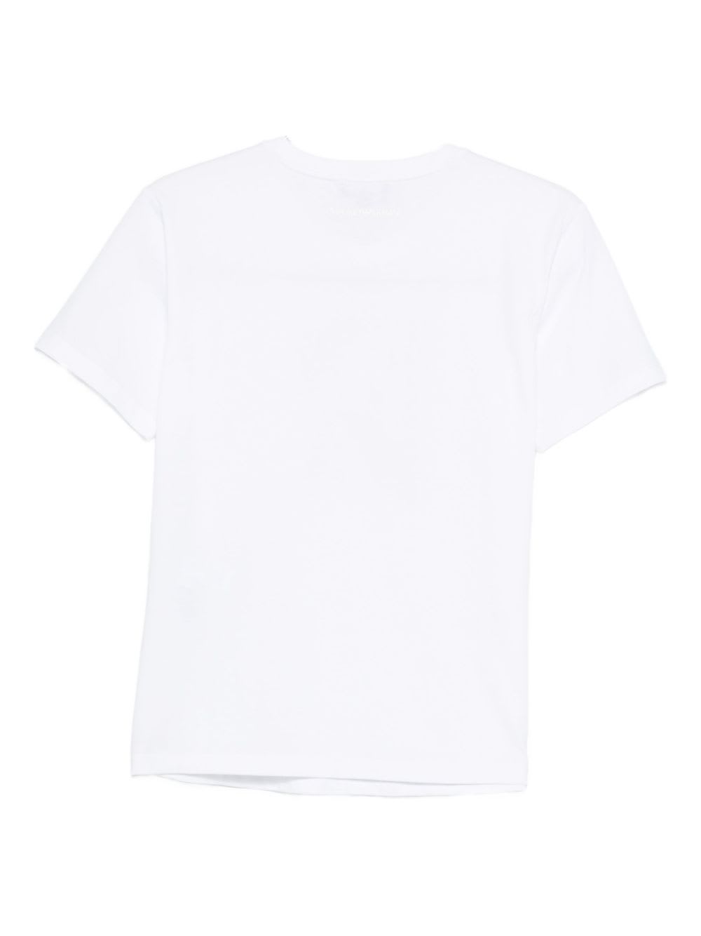 Emporio Armani Logo Cotton T-shirt In White
