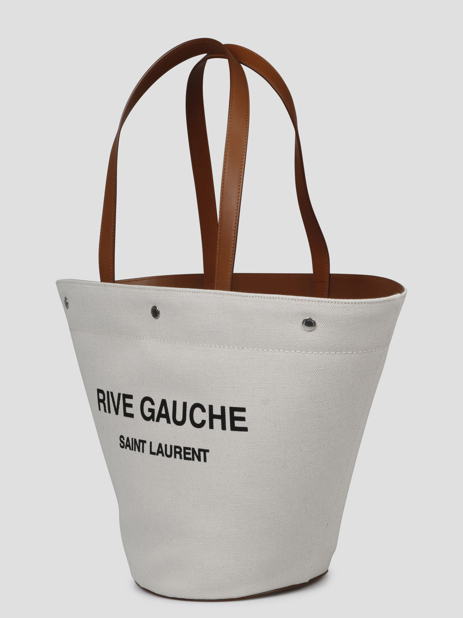 rive gauche tote in canvas