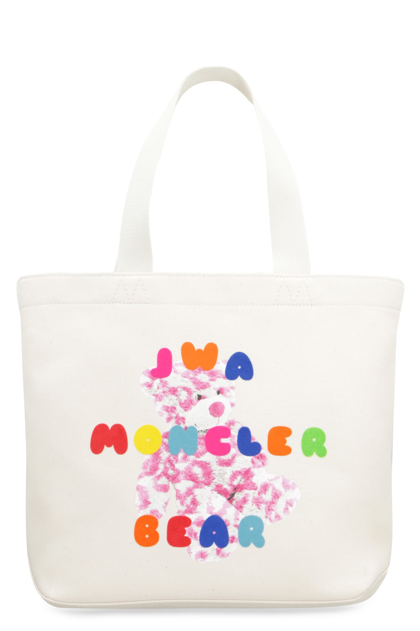 Moncler Genius 1 Moncler Jw Anderson - Canvas Tote Bag In Ivory