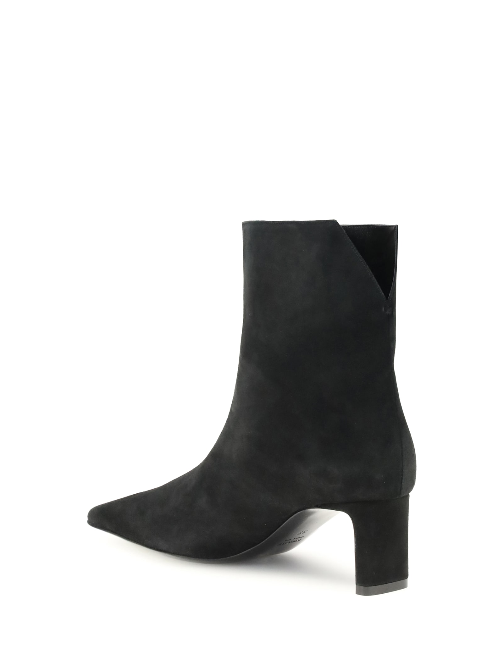 Khaite Ona Ankle Boot 55 In Black