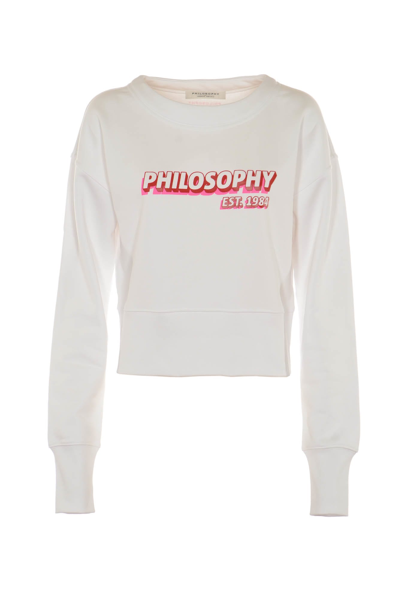 Philosophy di Lorenzo Serafini Logo Print Ribbed Sweatshirt