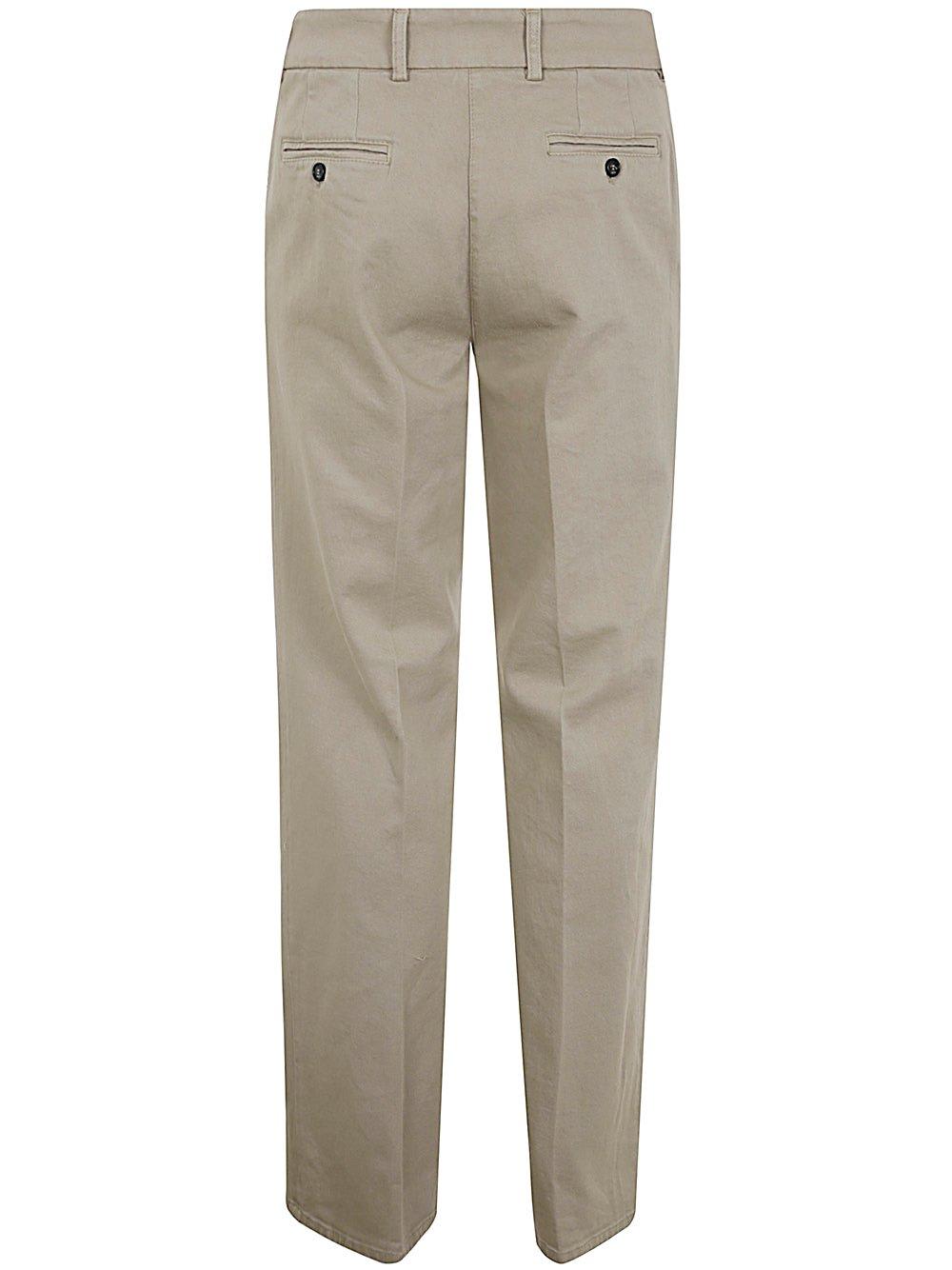 N°21 Pleat Detailed Cargo Pants In Beige