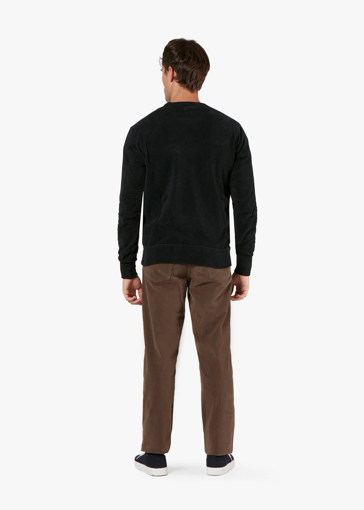 Doppiaa Aarmido Crew-neck Sweatshirt In Black