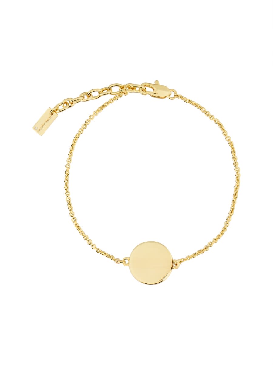 Marc Jacobs The Button Chain Bracelet In Gold