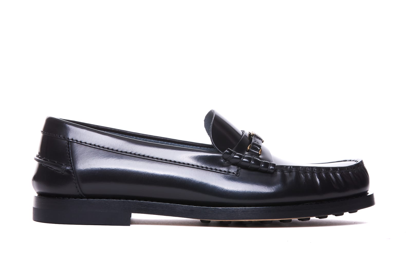 Shop Tod's Loafers In Black