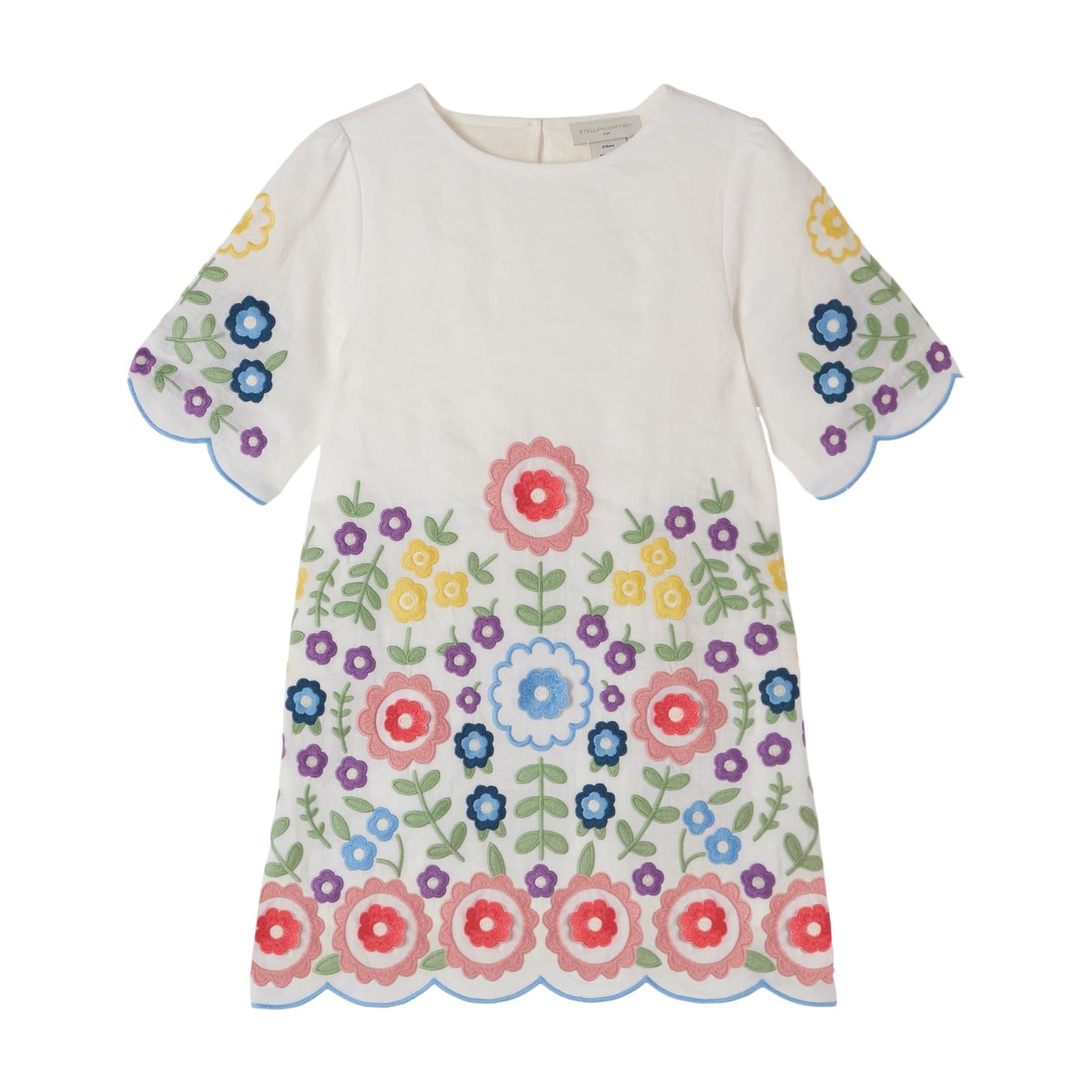 Stella McCartney Kids Floral-embroidered Dress