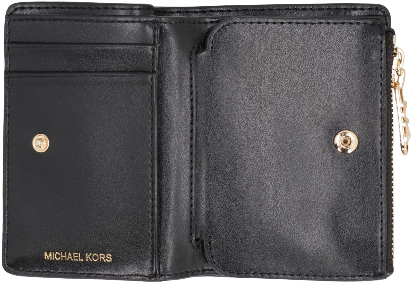 Michael Kors Billfold Black Wallet In Black