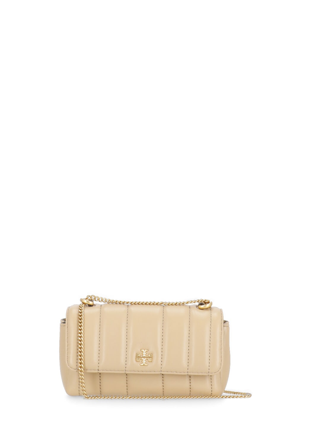 Shop Tory Burch Kira Mini Shoulder Bag In Beige