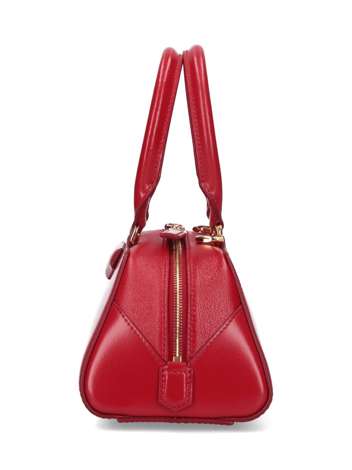 Givenchy Small Leather Shoulder Bag With Structured Shape In Red